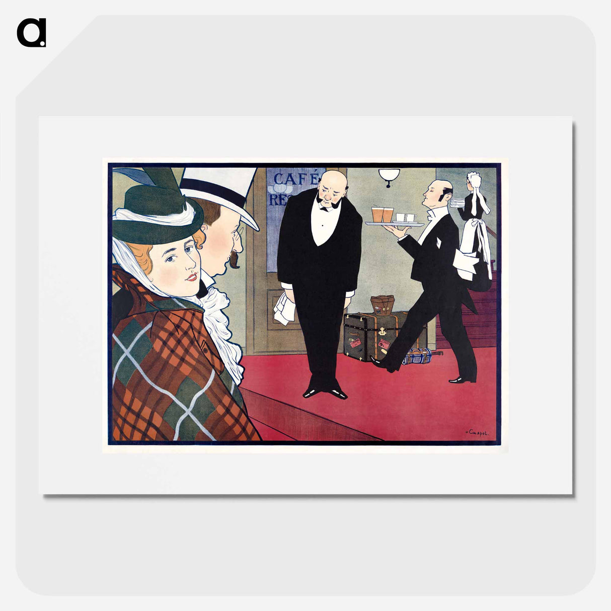 Man in a suit - Johan Georg van Kasper Poster.