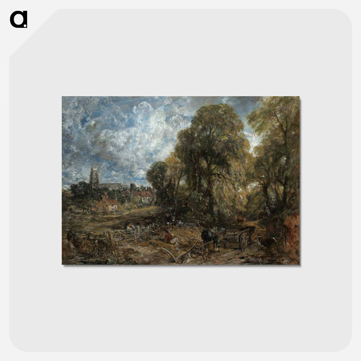 アートポストカード-Stoke-by-Nayland
- ジョン コンスタブル Postcard.