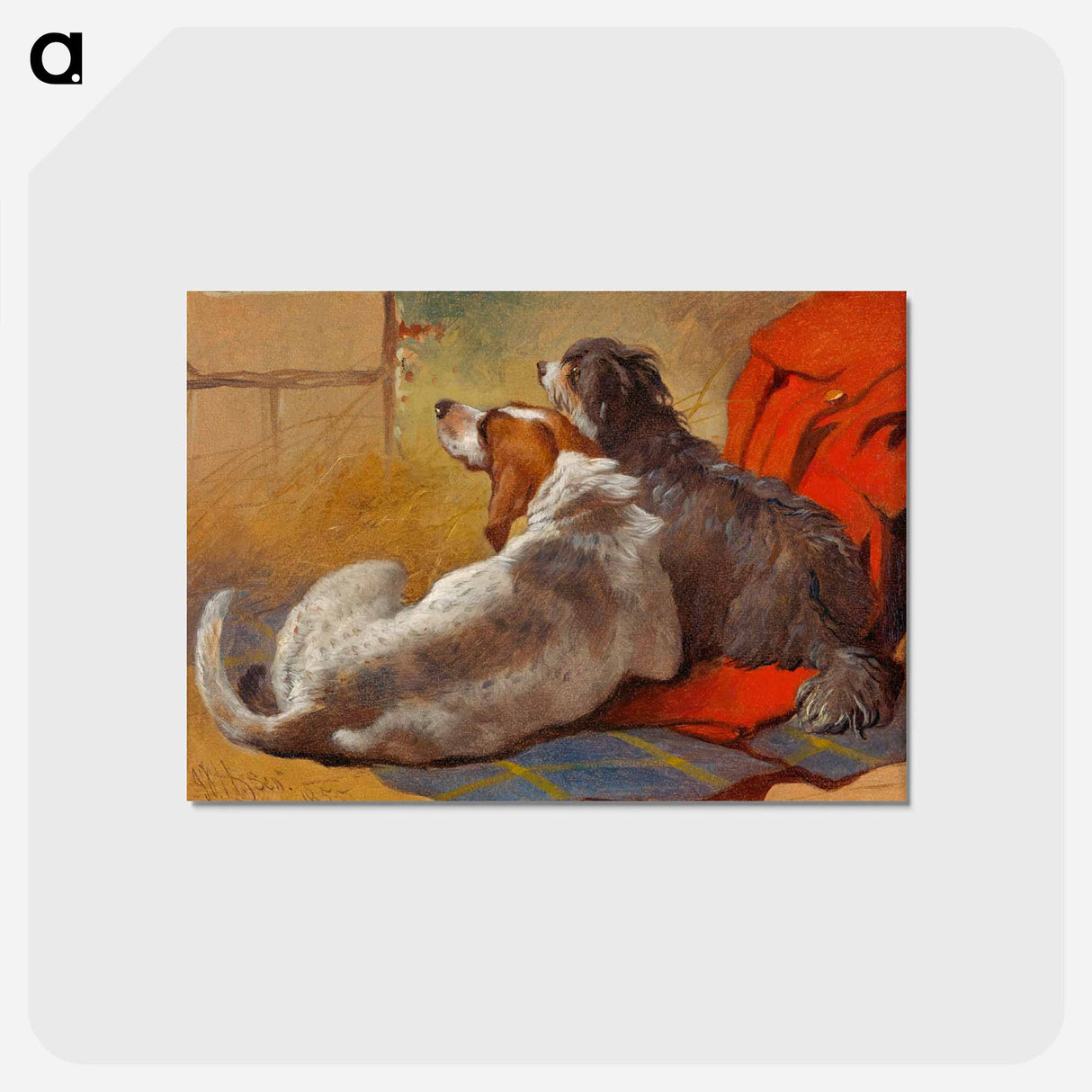 Hound and Collie
- ジョン フレデリック ヘリング Postcard.