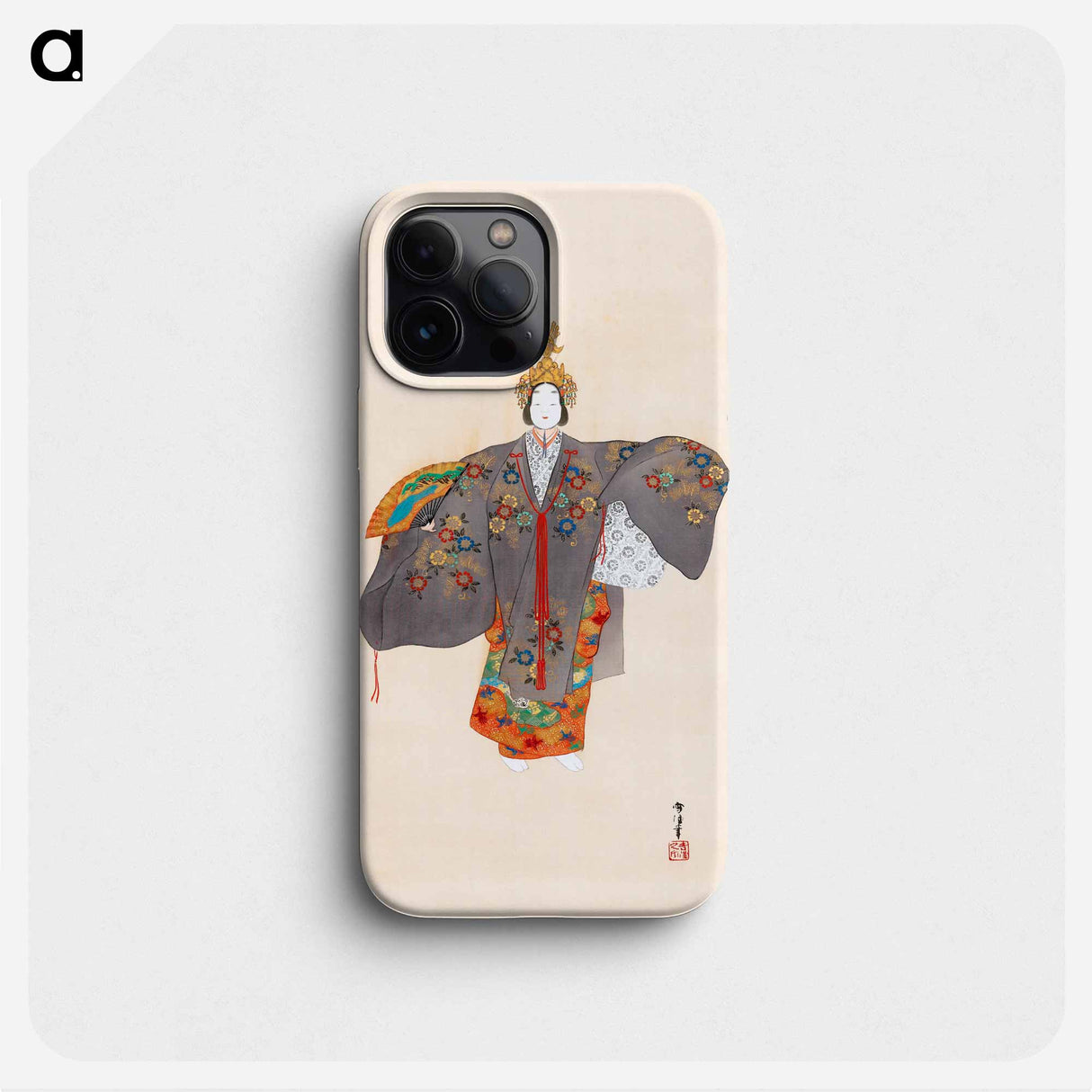 Japanese woman vintage painting by Kamisaka Sekka - 神坂 雪佳 Phone Case.