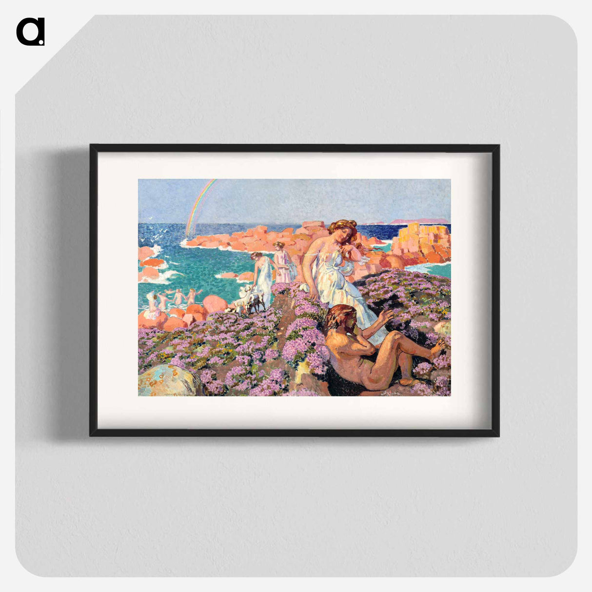 Ulysses with Calypso - Maurice Denis Poster.