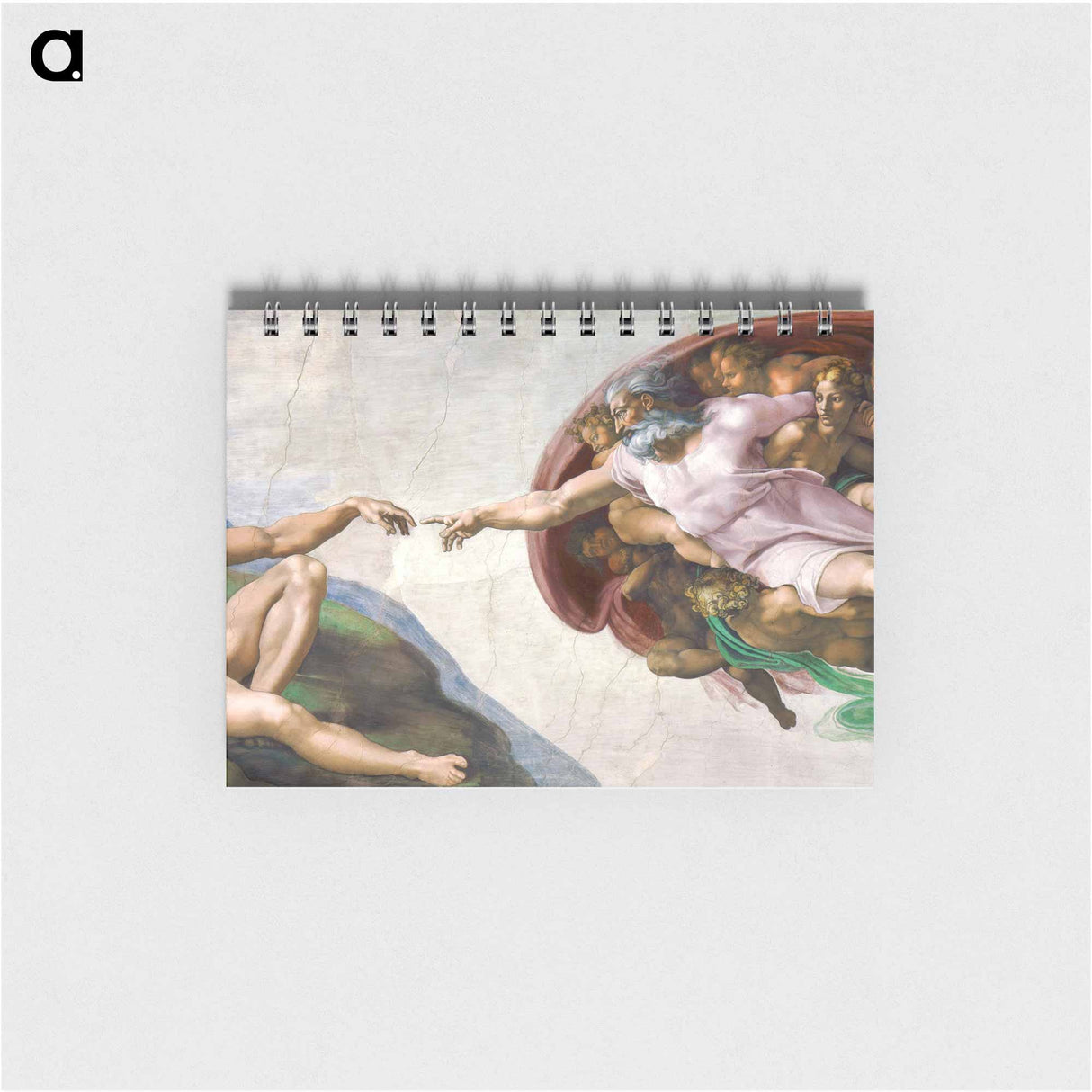 The Creation of Adam - ミケランジェロ ブオナローティ Memo.