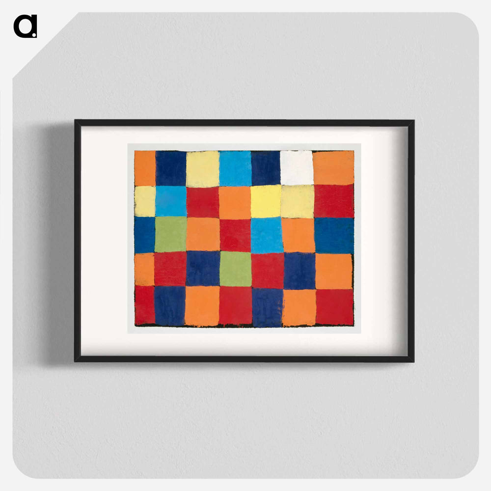Qu 1" color chart
 - パウル クレー Poster.