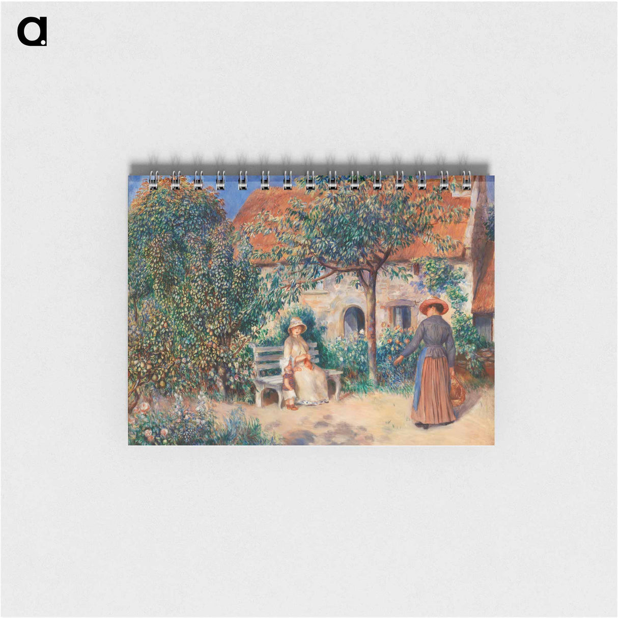 In Brittany - ピエール オーギュスト ルノワール Memo.