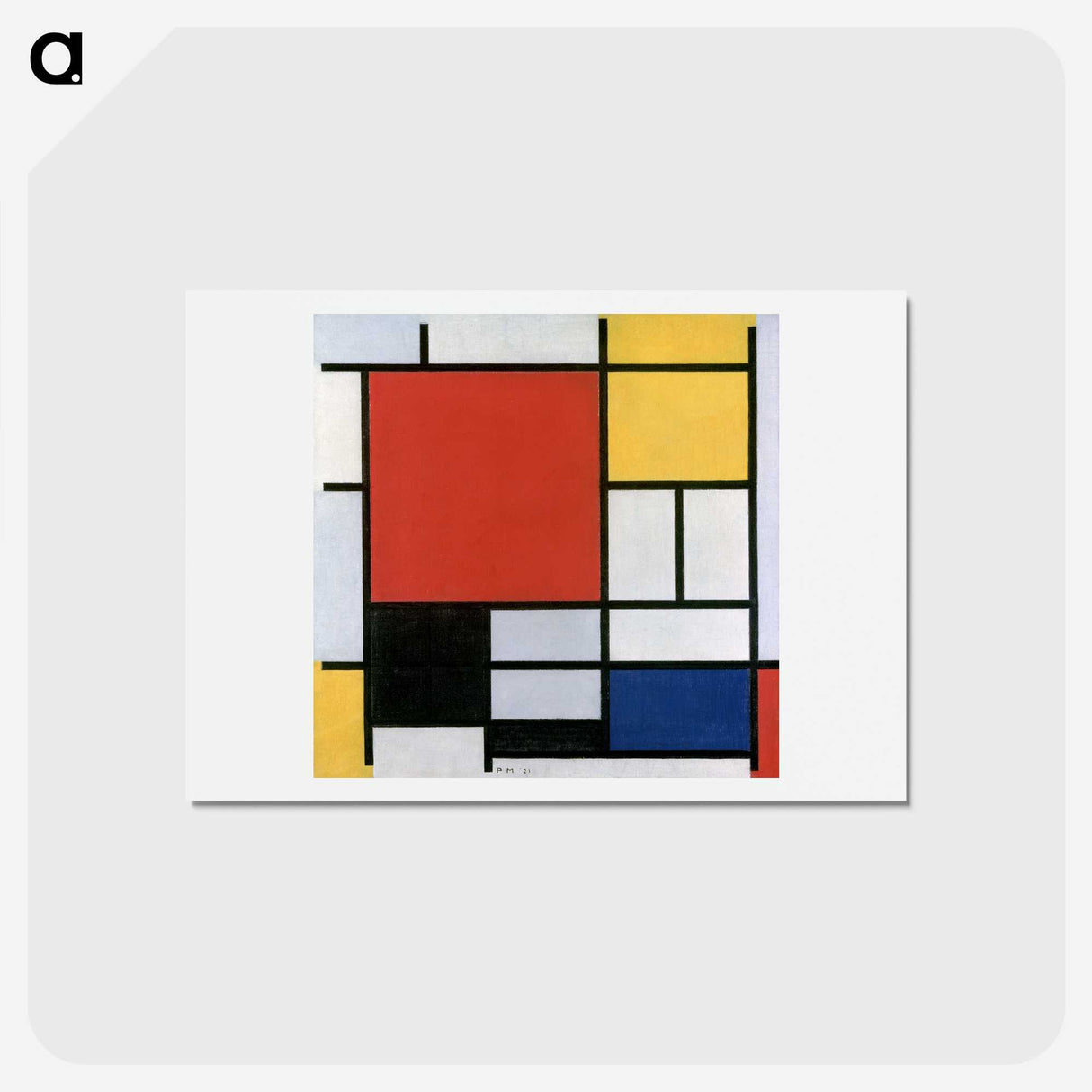 1-3_Piet-Mondrian_hagaki