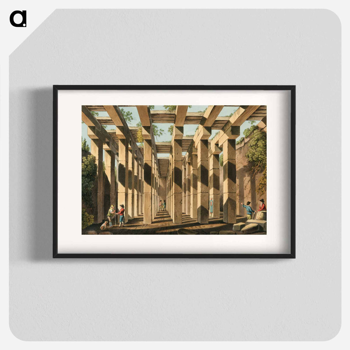 アートポスター-Ancient Cistern in Val di Noto - オスマン帝国領内の景色 Poster.