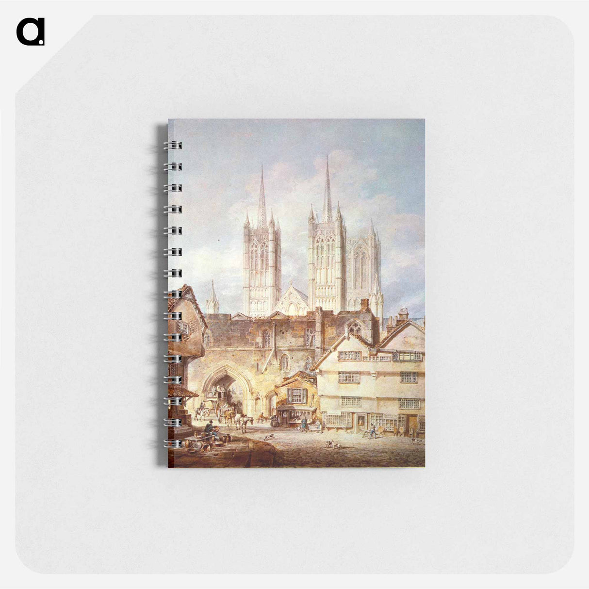 アートメモ帳-Cathedral Church at Lincoln - ウィリアム ターナー Memo.