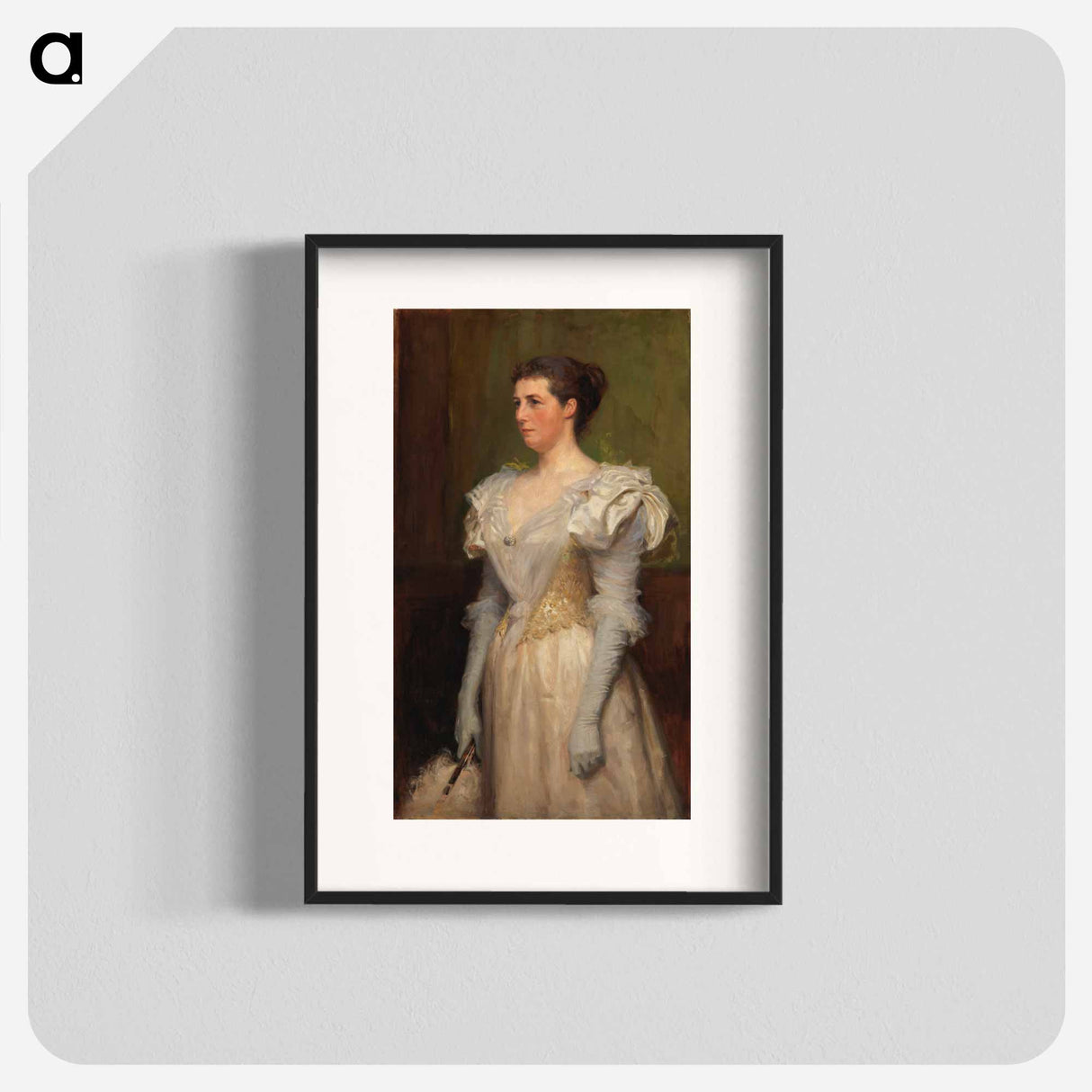 Mrs john gallatly - アルバート エーデルフェルト Poster.