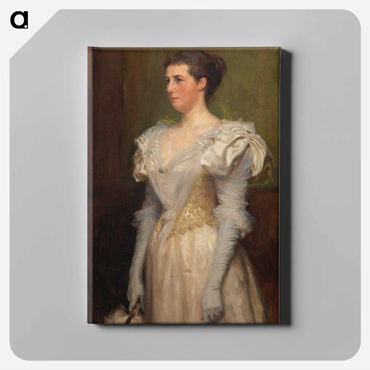 Mrs john gallatly - アルバート エーデルフェルト Canvas.