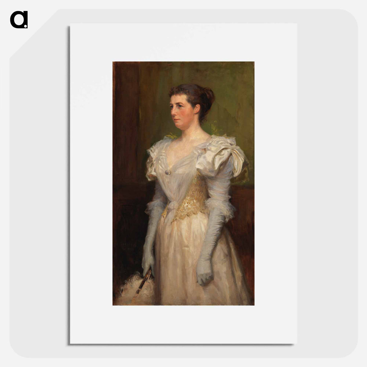 Mrs john gallatly - アルバート エーデルフェルト Poster.