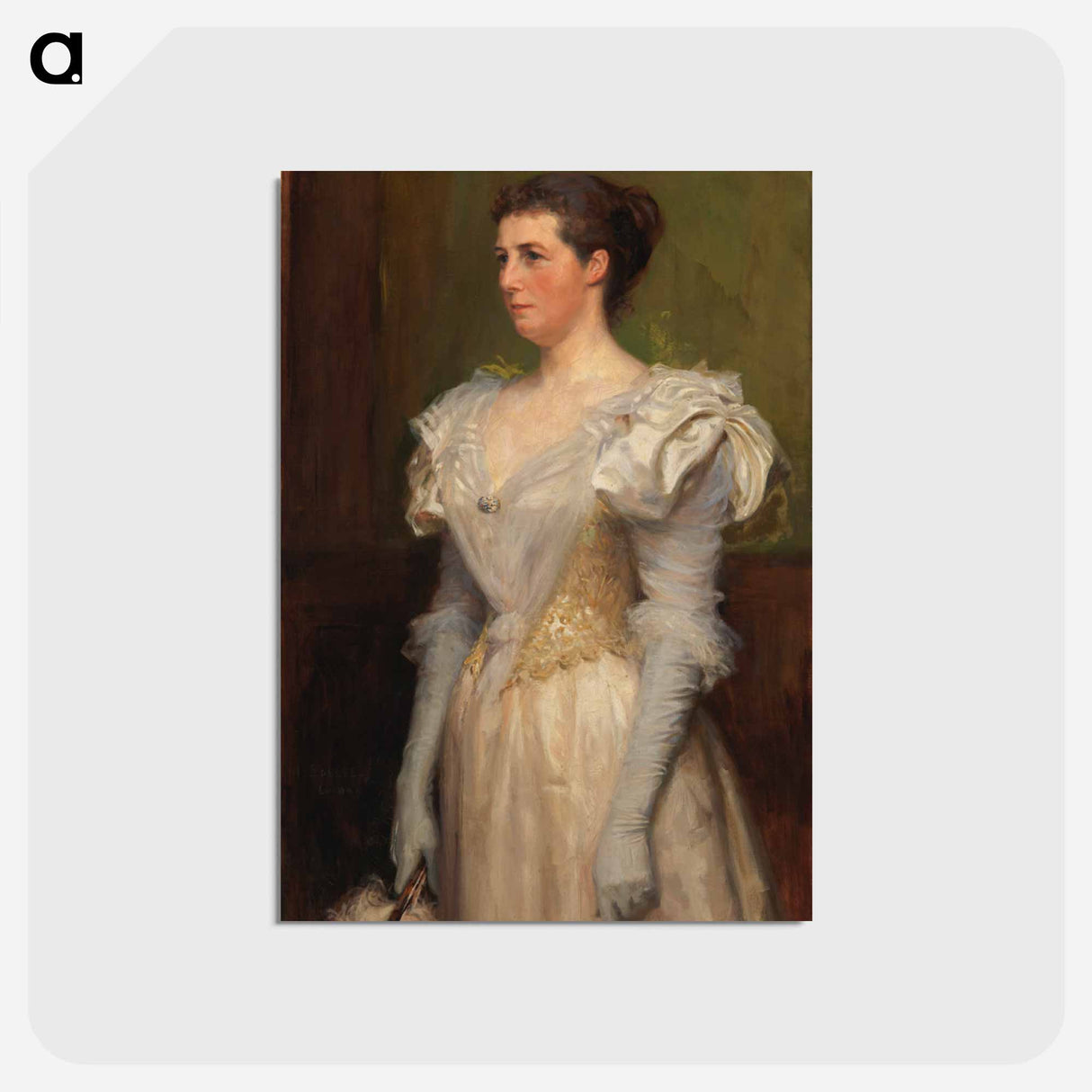 Mrs john gallatly - アルバート エーデルフェルト Postcard.