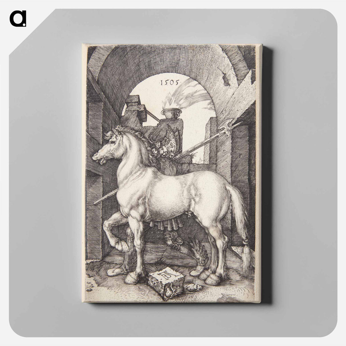 The little horse - アルブレヒト デューラー Canvas.