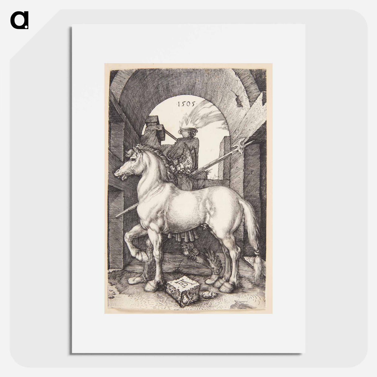 The little horse - アルブレヒト デューラー Poster.