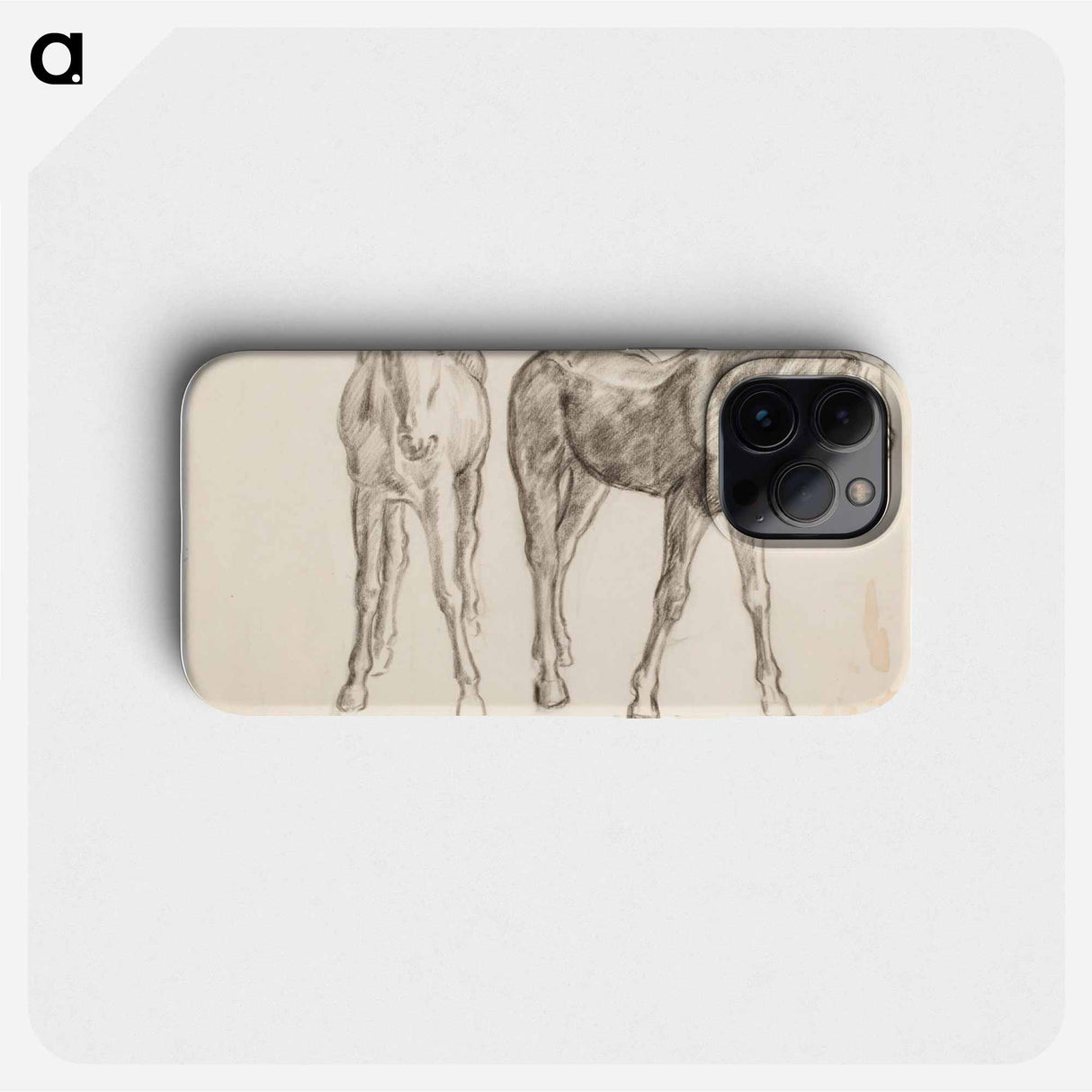 Horse, Hevosia - アルフレッド ウィリアム フィンチ Phone Case.