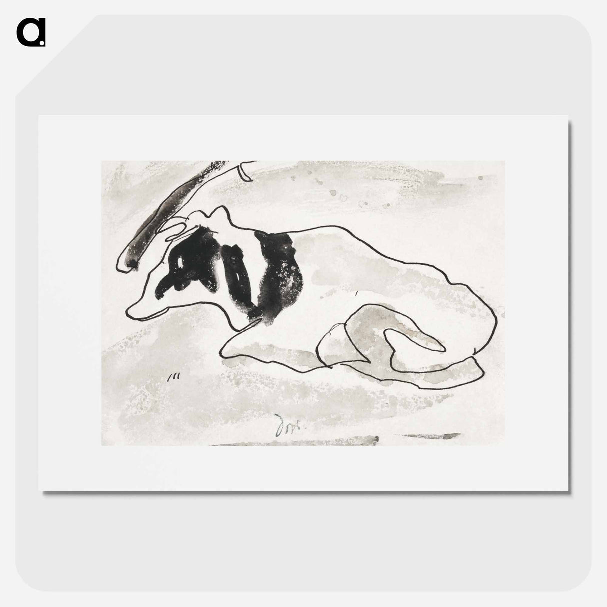 アートポスター-Arthur Dove's Cow II - アーサー ダヴ Poster.
