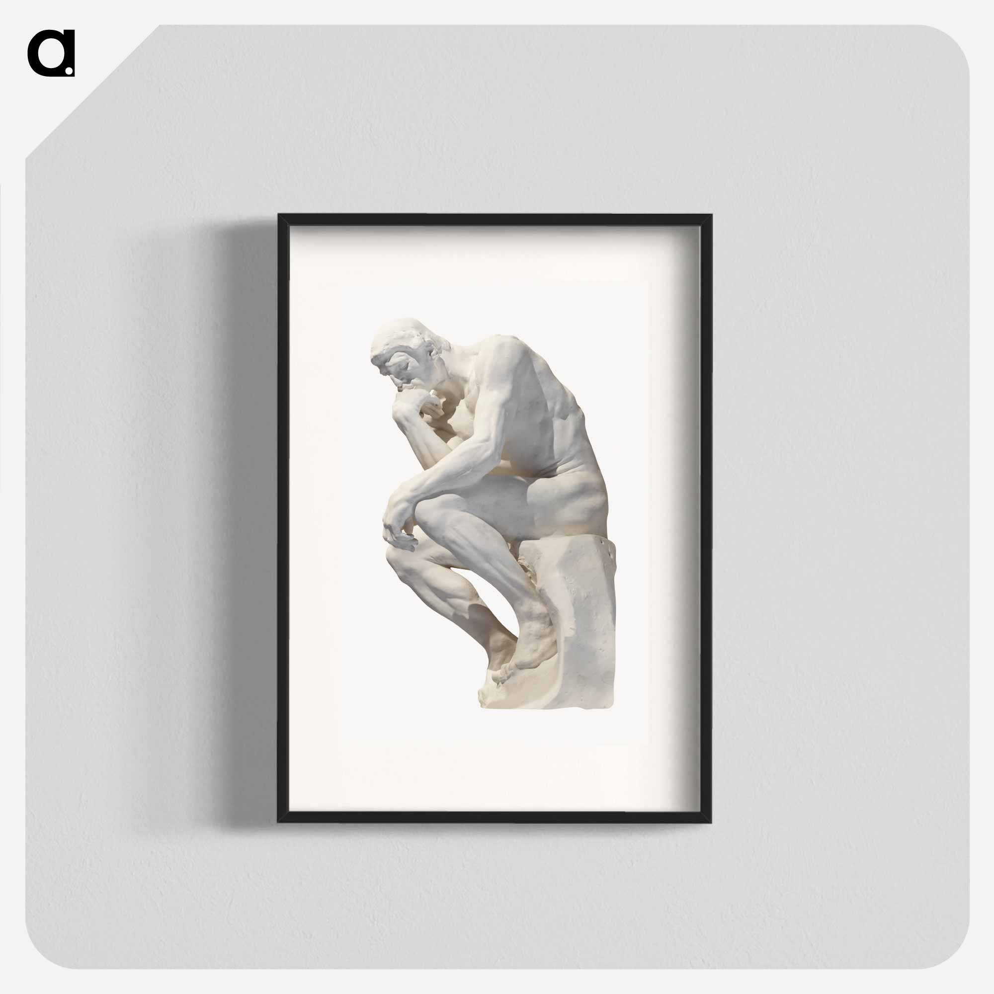 Auguste Rodin(オーギュスト ロダン) - The Thinker - オーギュスト ロダン Poster. -  artgraph.【名画・名作アートのポスターなどのプリント製品が買えるサイト】