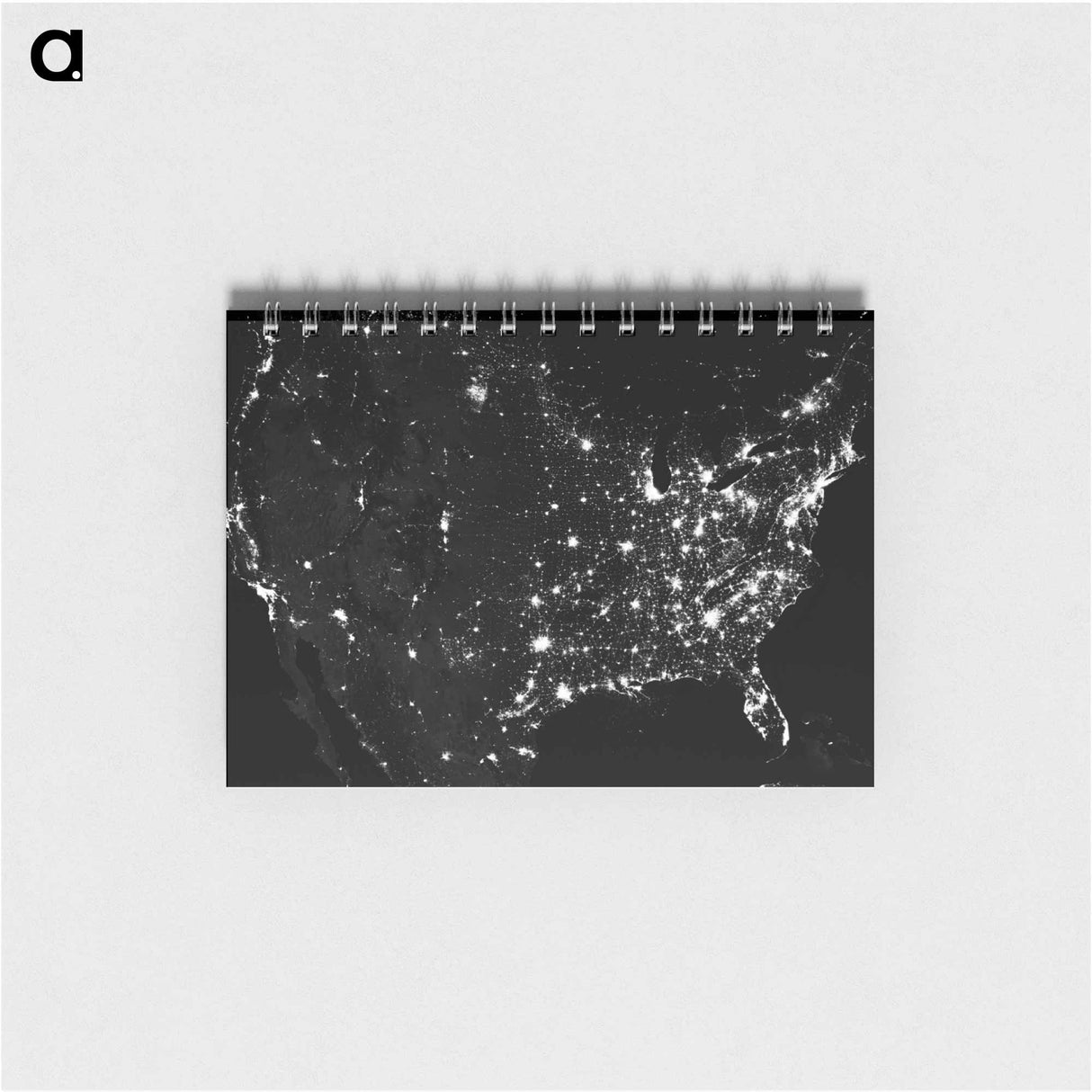 アートメモ帳-The United States at Night
- 上空からの地球 Memo.