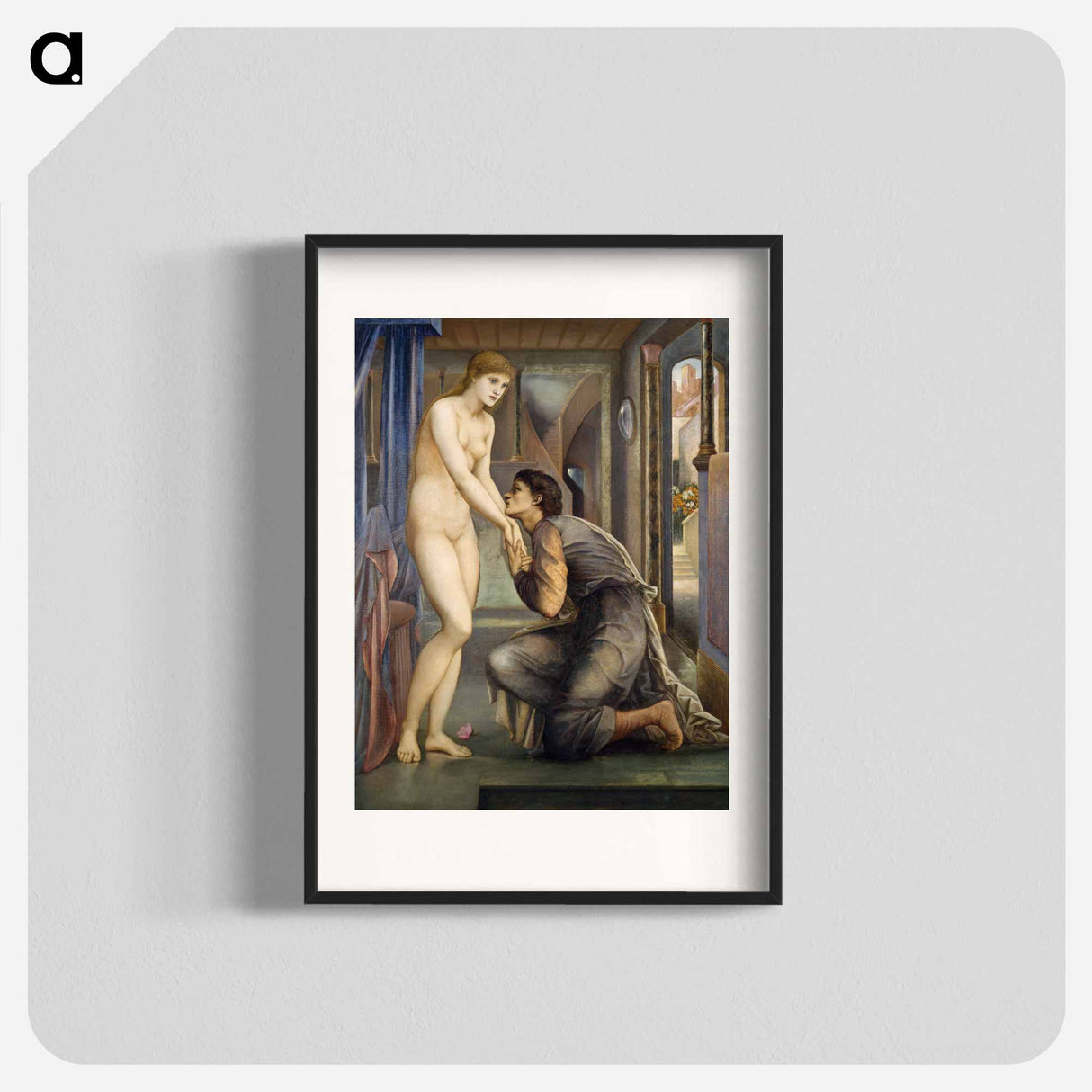 Pygmalion and the Image - The Soul Attains - エドワード バーン ジョーンズ Poster.