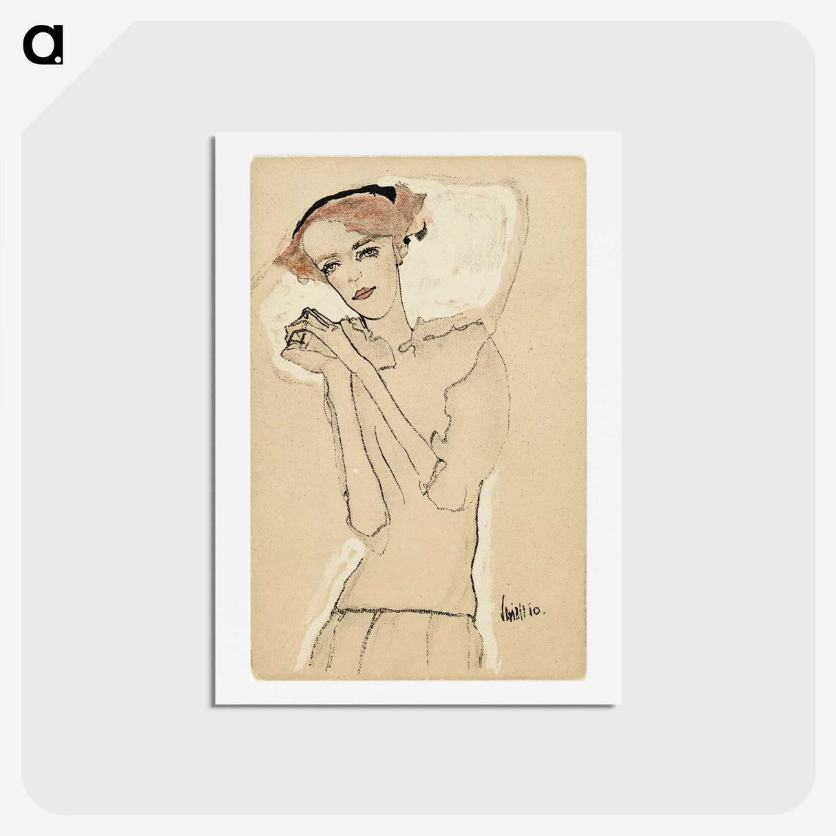 1-40_Egon-Schiele_hagaki