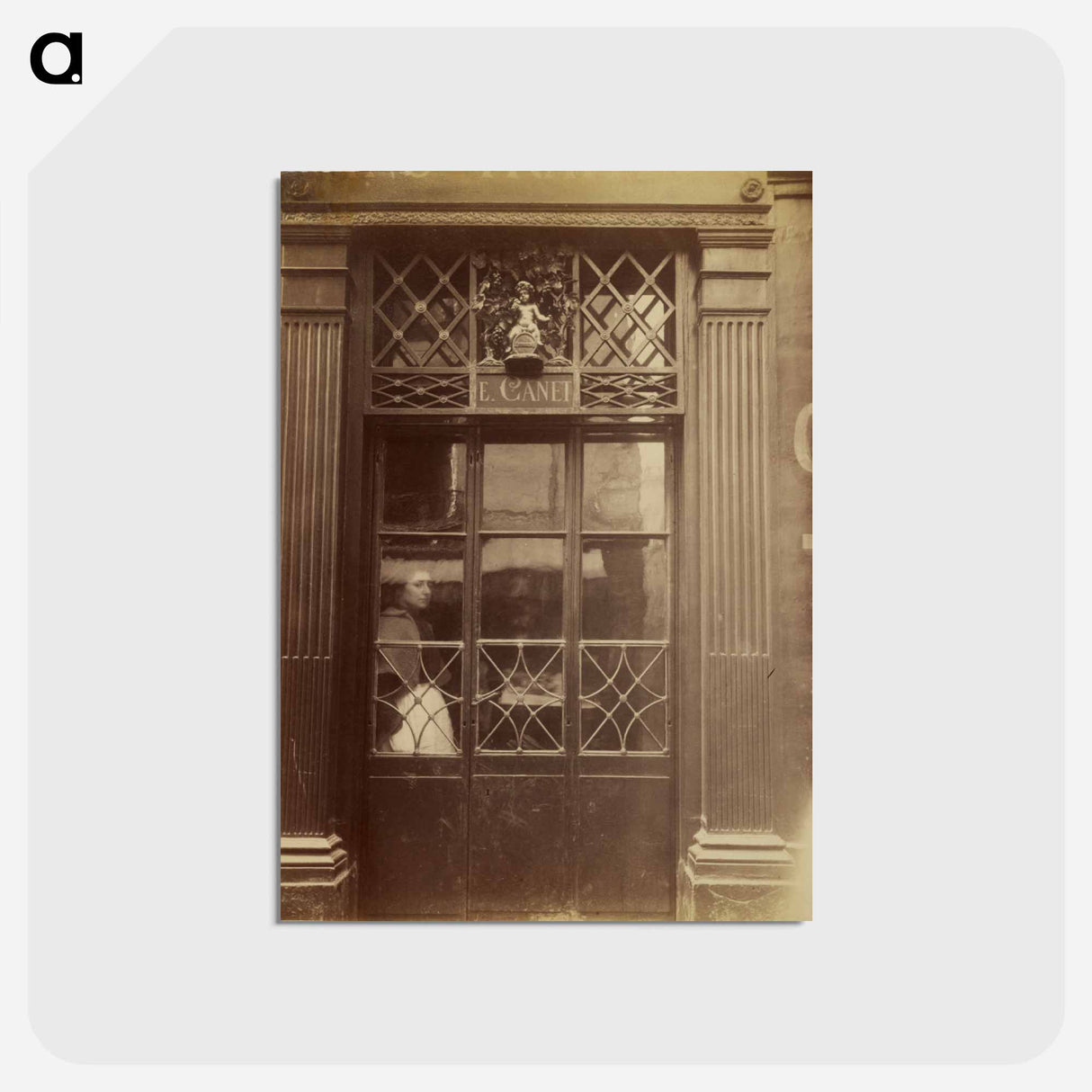 アートポストカード-Petit Bacchus, 61, rue St. Louis en l'Ile
- ウジェーヌ アジェ Postcard.