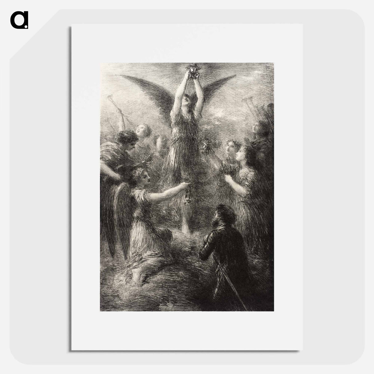 Prelude to Lohengrin - アンリ ファンタン ラトゥール Poster.