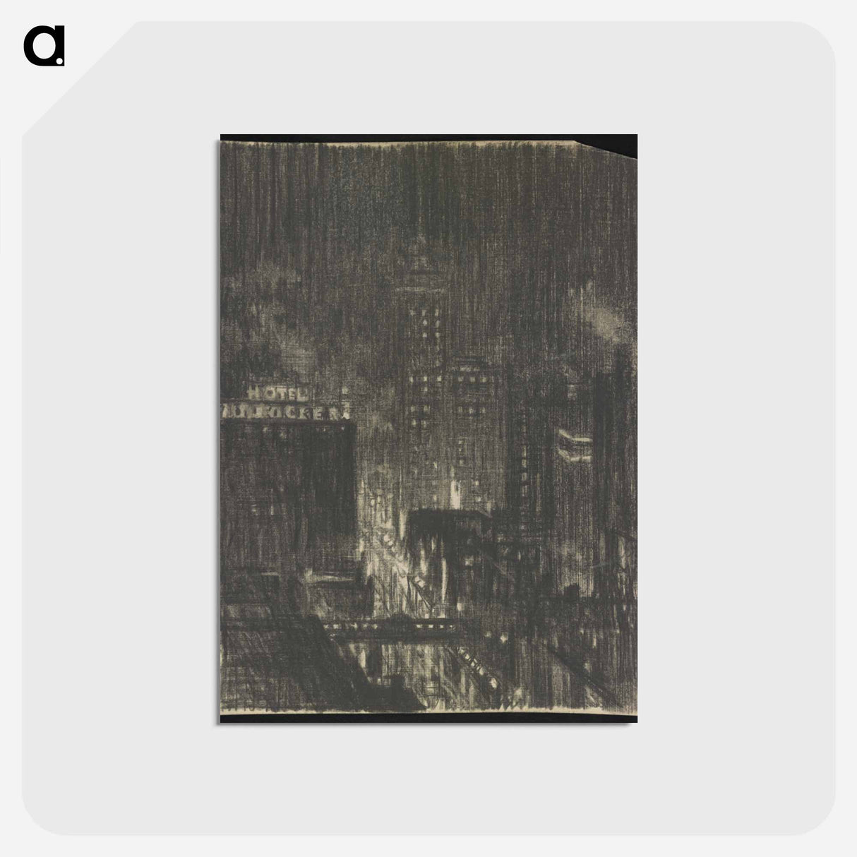 アートポストカード-Hotel Knickerbocker at Night
- ジョセフ ペネル Postcard.