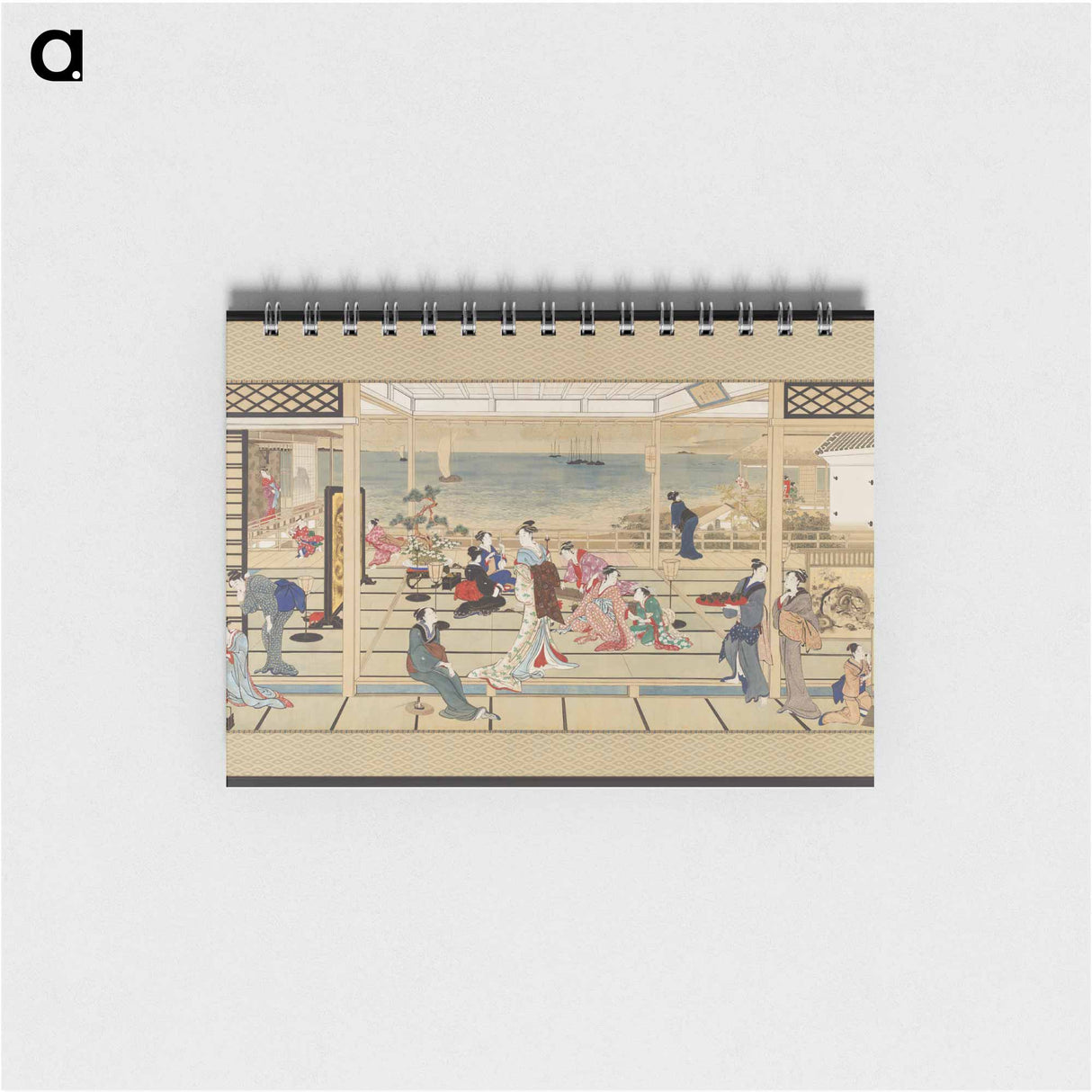 Moonlight Revelry at Dozo Sagami - 喜多川 歌麿 Memo.