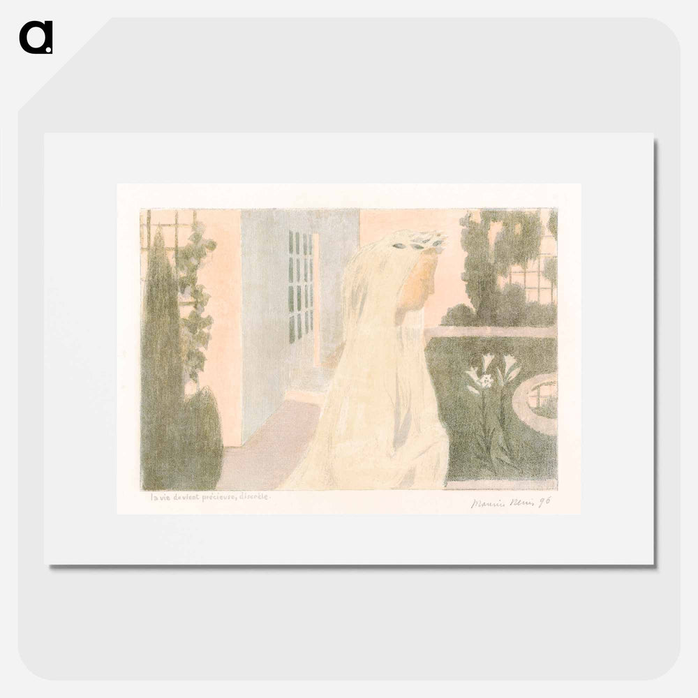 Life Becomes Precious, Discreet - Maurice Denis Poster.