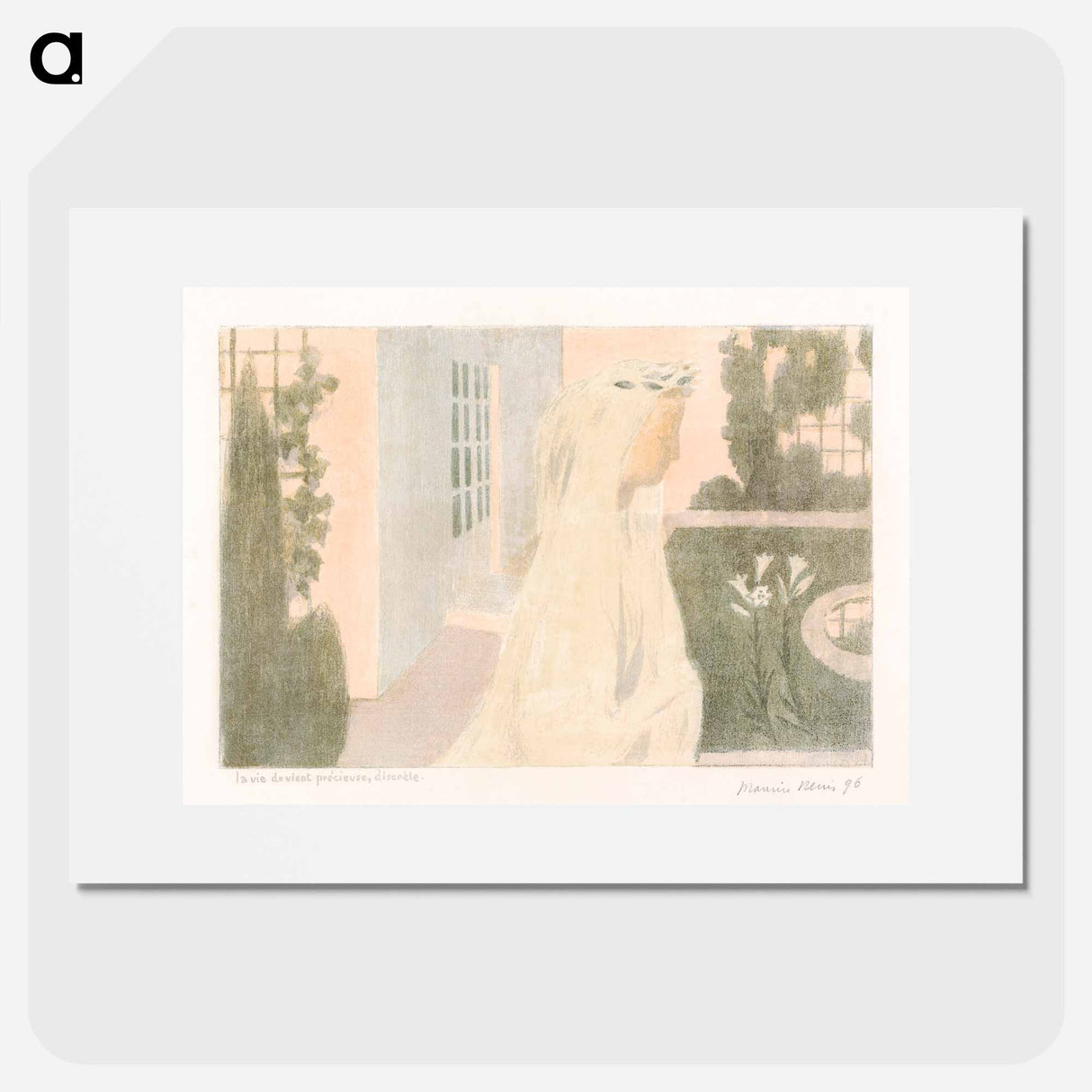 Life Becomes Precious, Discreet - Maurice Denis Poster.