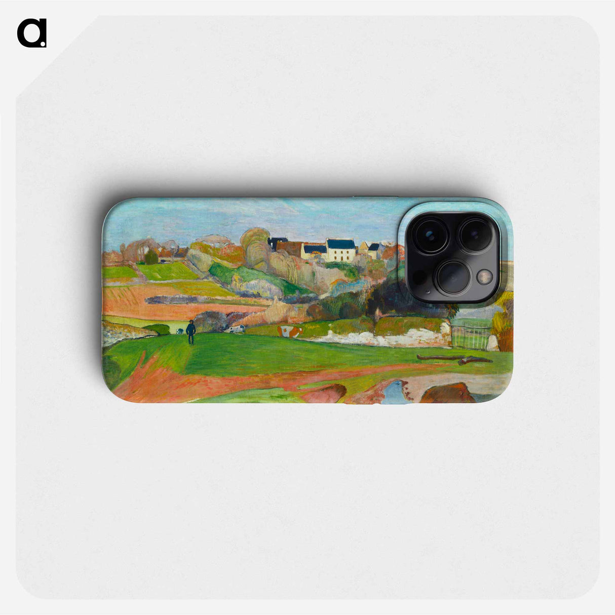Landscape at Le Pouldu - Paul Gauguin Phone Case.