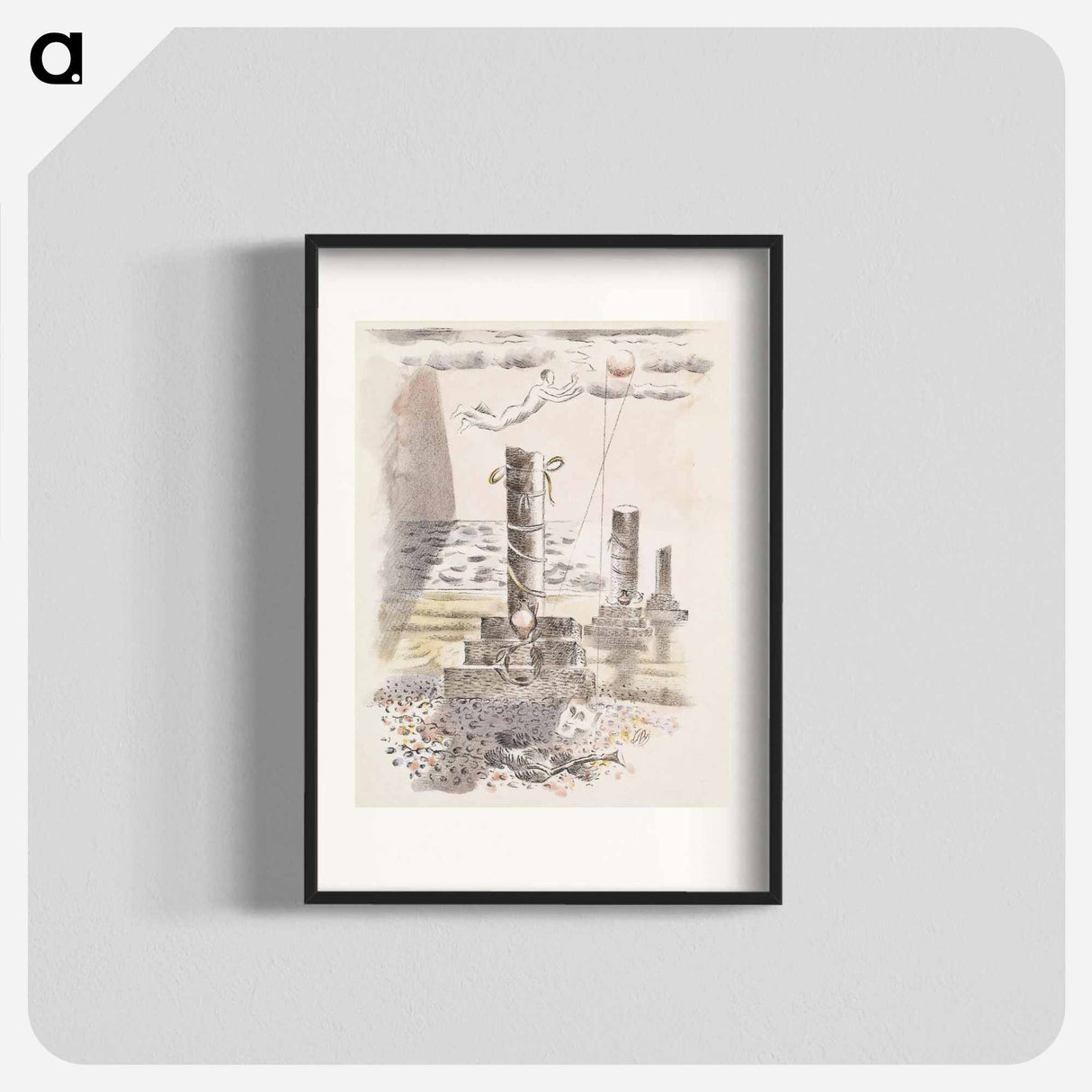 Design for Urne Buriall–Sorrow - ポール ナッシュ Poster.