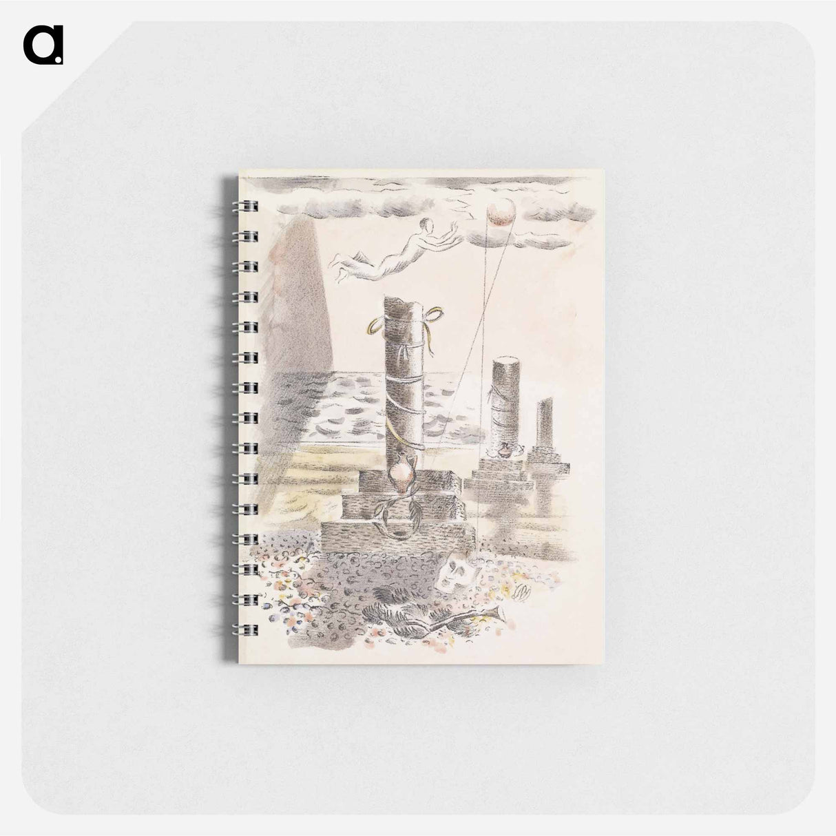 アートメモ帳-Design for Urne Buriall–Sorrow - ポール ナッシュ Memo.