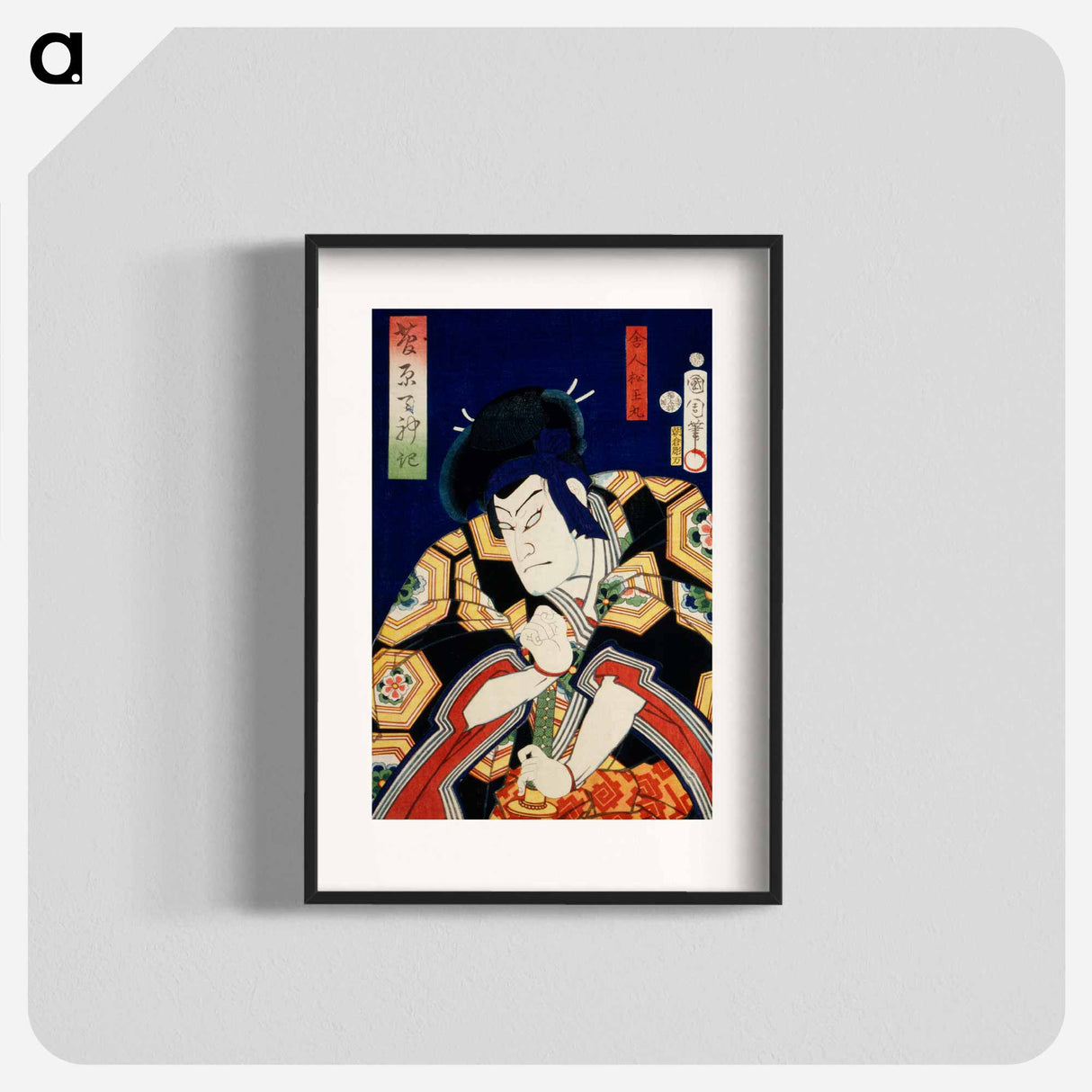 Portraits of an Actor - Toyohara Kunichika Poster.