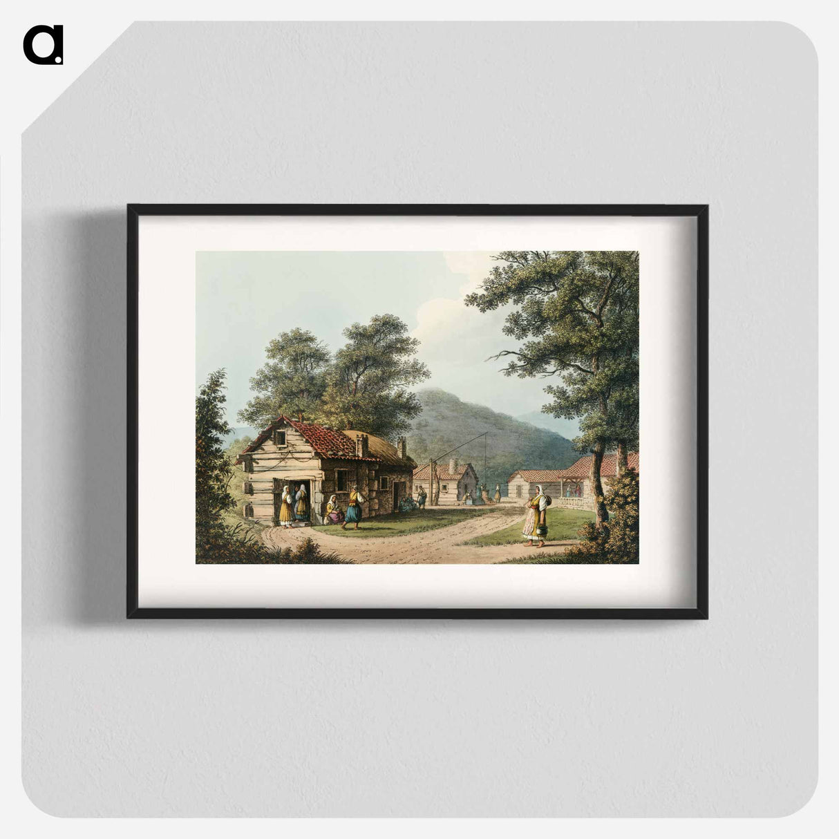 Ciala Kavak from Views in the Ottoman Dominions, in Europe, in Asia, and some of the Mediterranean islands - オスマン帝国領内の景色 Poster.