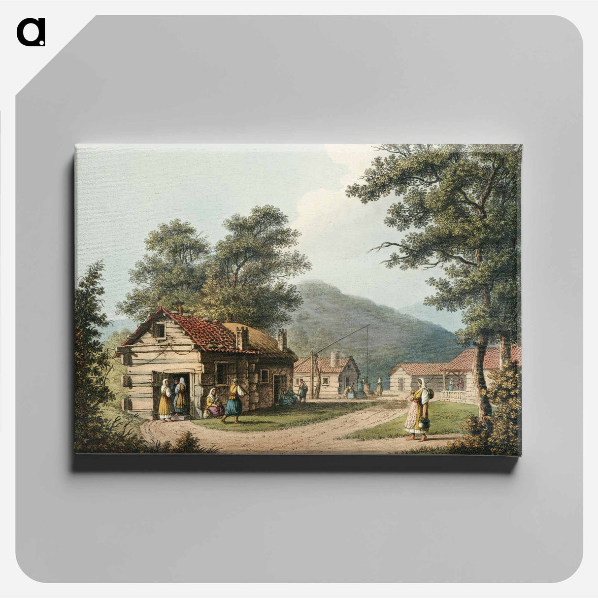 Ciala Kavak from Views in the Ottoman Dominions, in Europe, in Asia, and some of the Mediterranean islands - オスマン帝国領内の景色 Canvas.