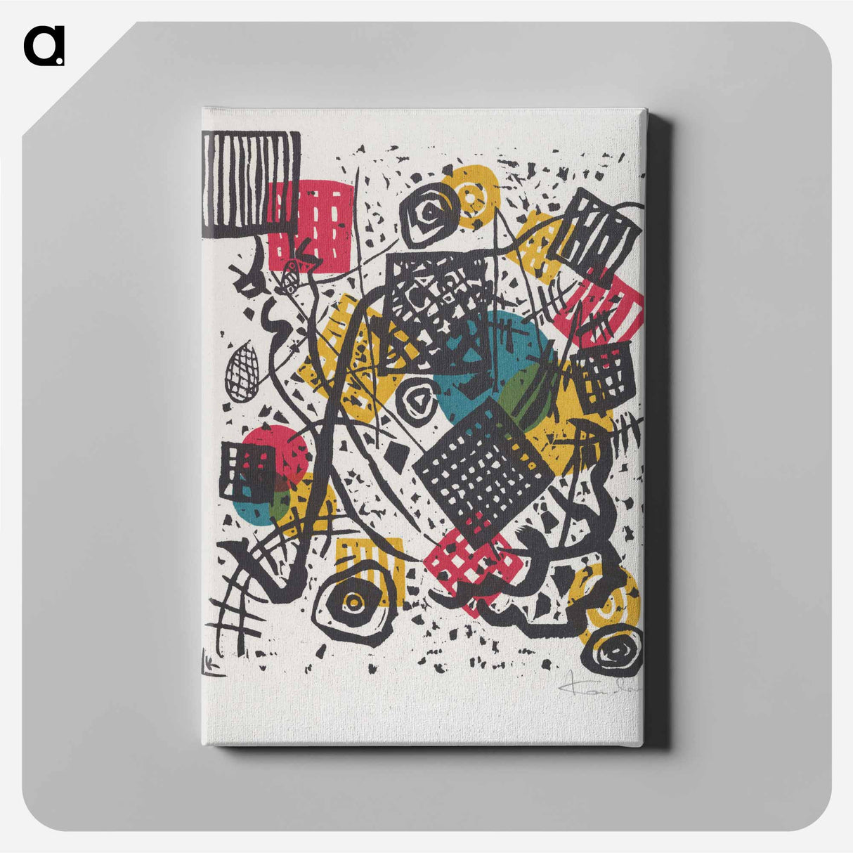 Kleine Welten V (Small Worlds V) - ワシリー カンディンスキー Canvas.