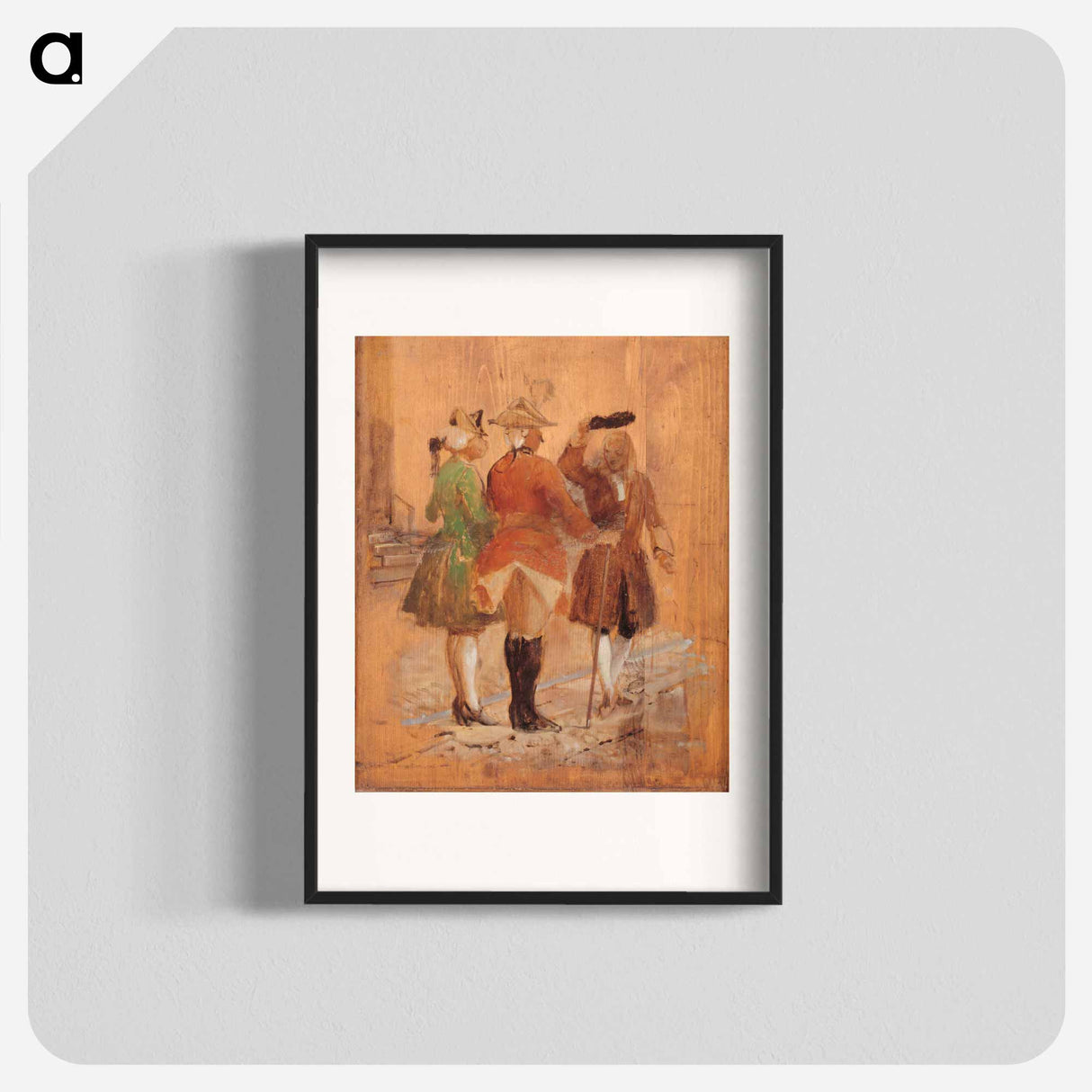 Unknown - ヴィルヘルム マーストランド Poster.