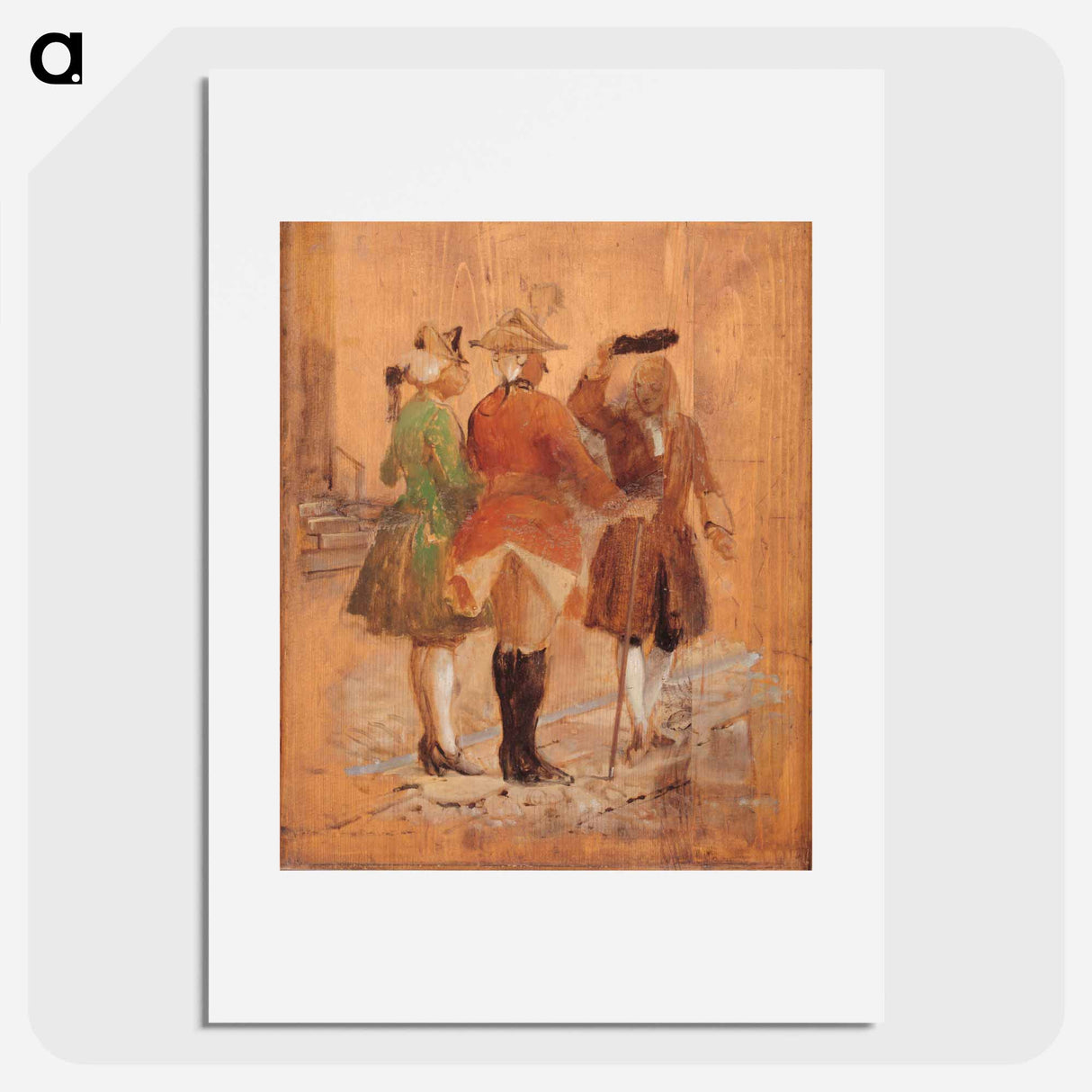 Unknown - ヴィルヘルム マーストランド Poster.