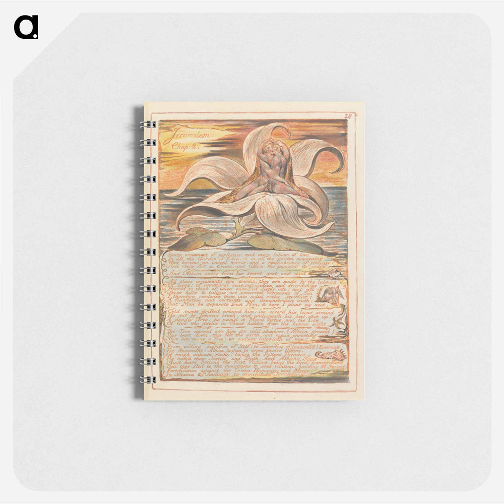 Jerusalem, Plate 28 - ウィリアム ブレイク Memo.