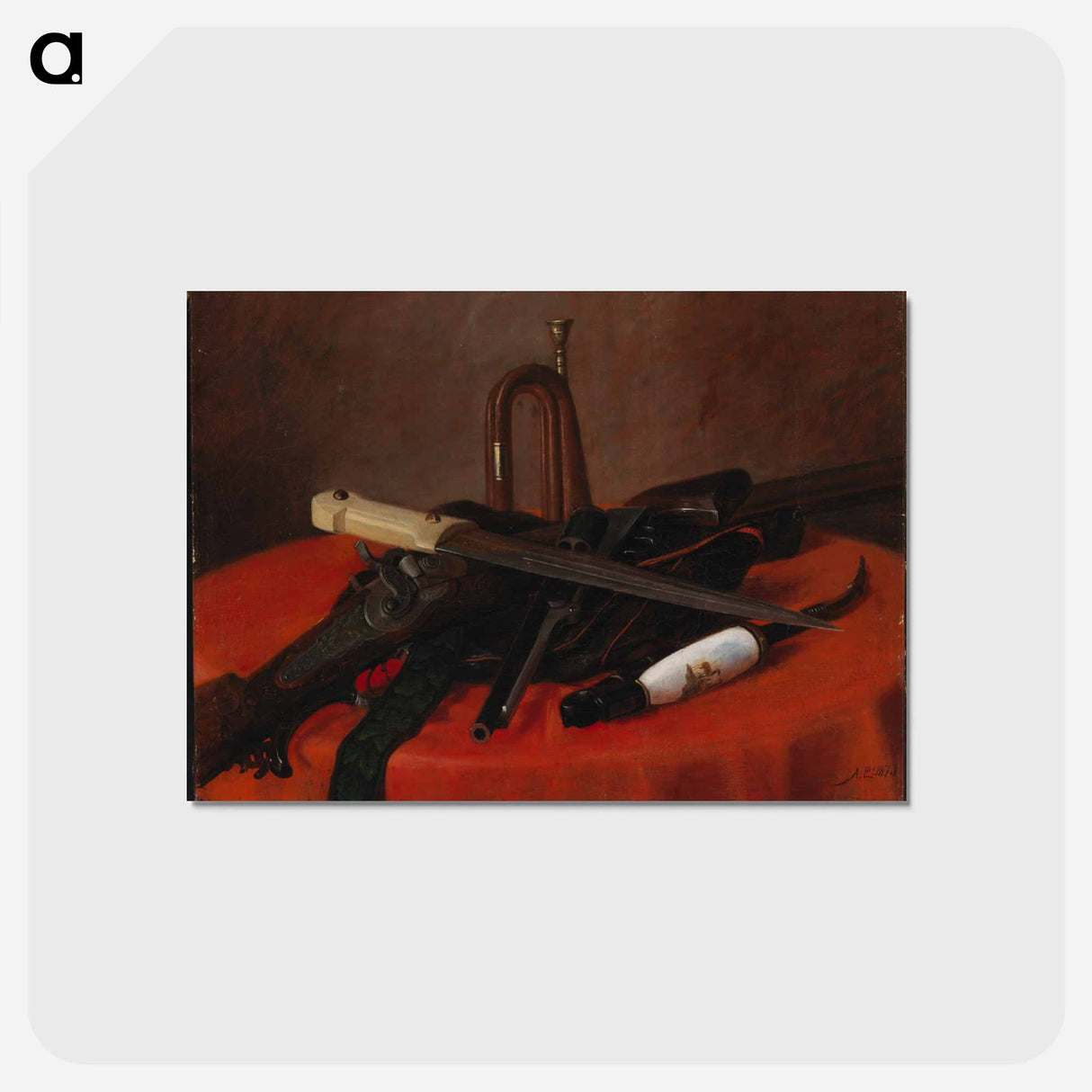 Still life - アルバート エーデルフェルト Postcard.