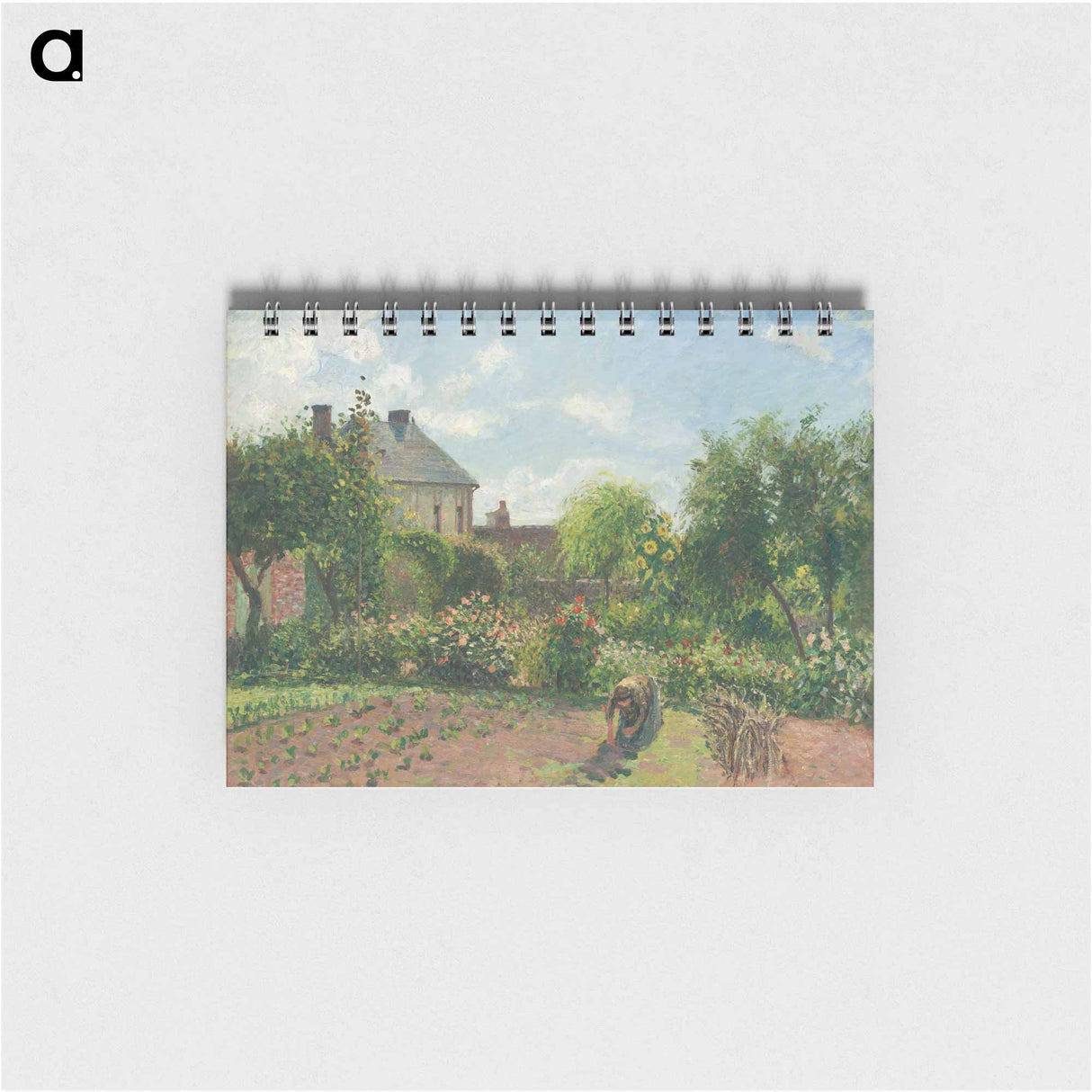 The Artist's Garden at Eragny - カミーユ ピサロ Memo.