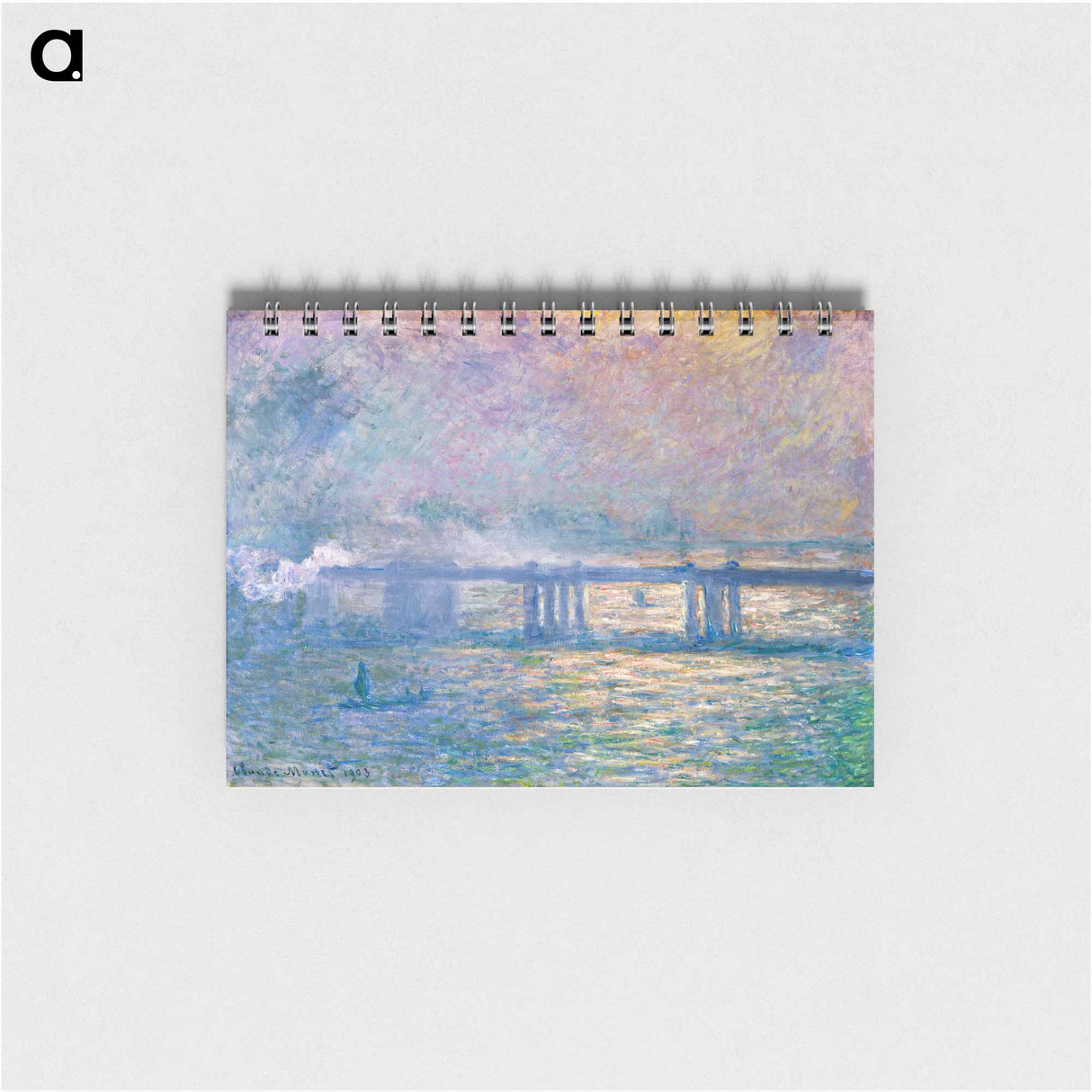アートメモ帳-Charing Cross Bridge - クロード モネ Memo.