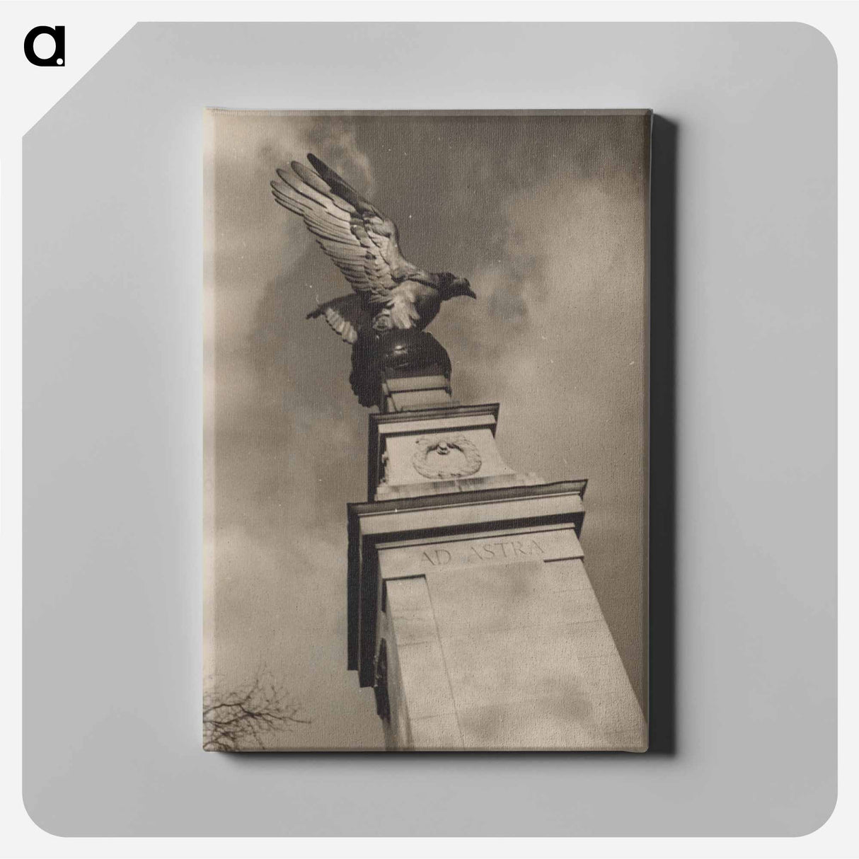 London statue - エリック リー ジョンソン Canvas.