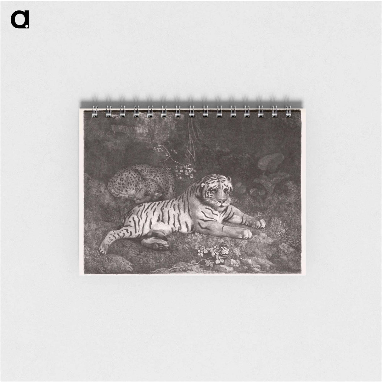 アートメモ帳-A Tiger and a Sleeping Leopard
- ジョージ スタッブス Memo.