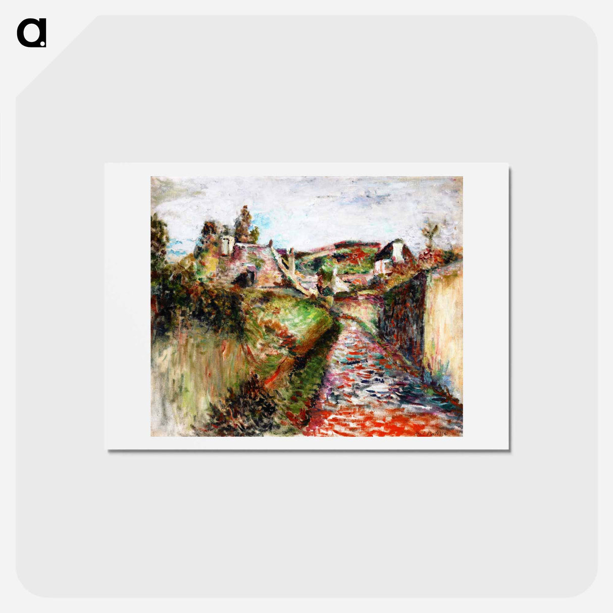 アートポストカード-View of Belle Île - アンリ マティス Postcard.