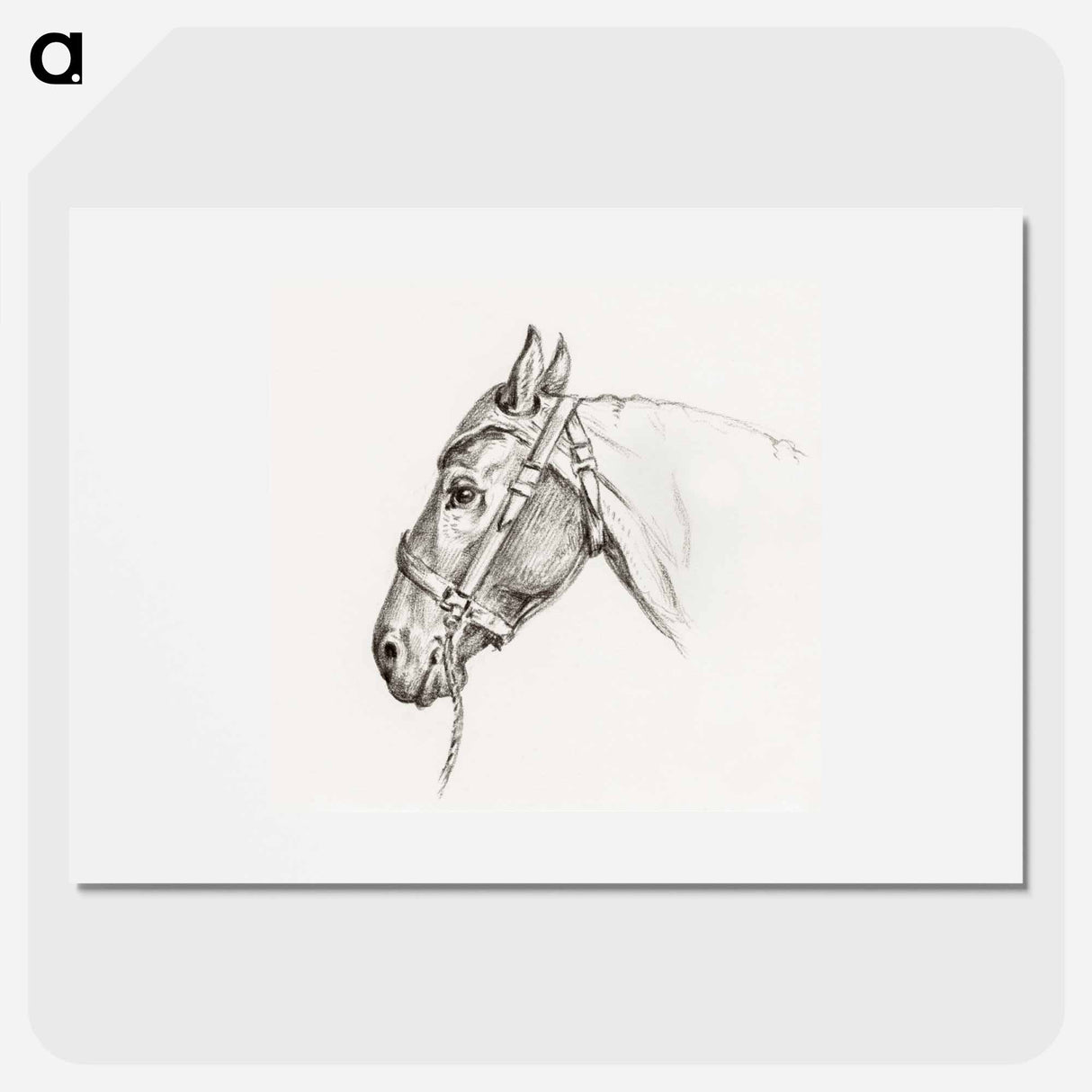 Head of a horse - ジャン ベルナール Poster.