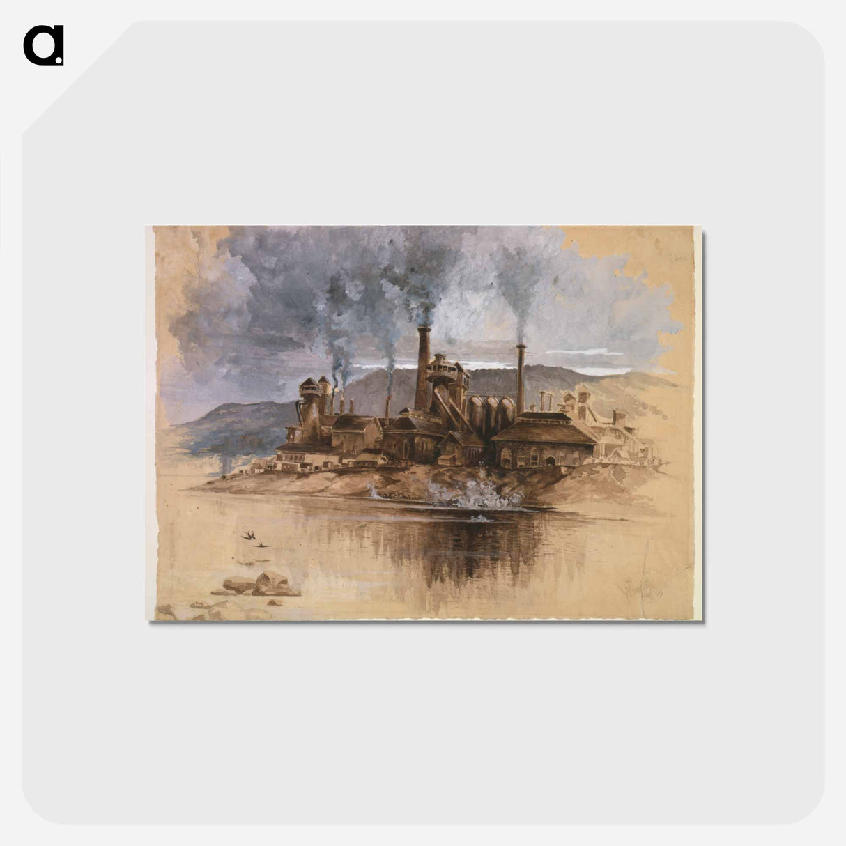 アートポストカード-Bethlehem Steel Works
- ジョセフ ペネル Postcard.