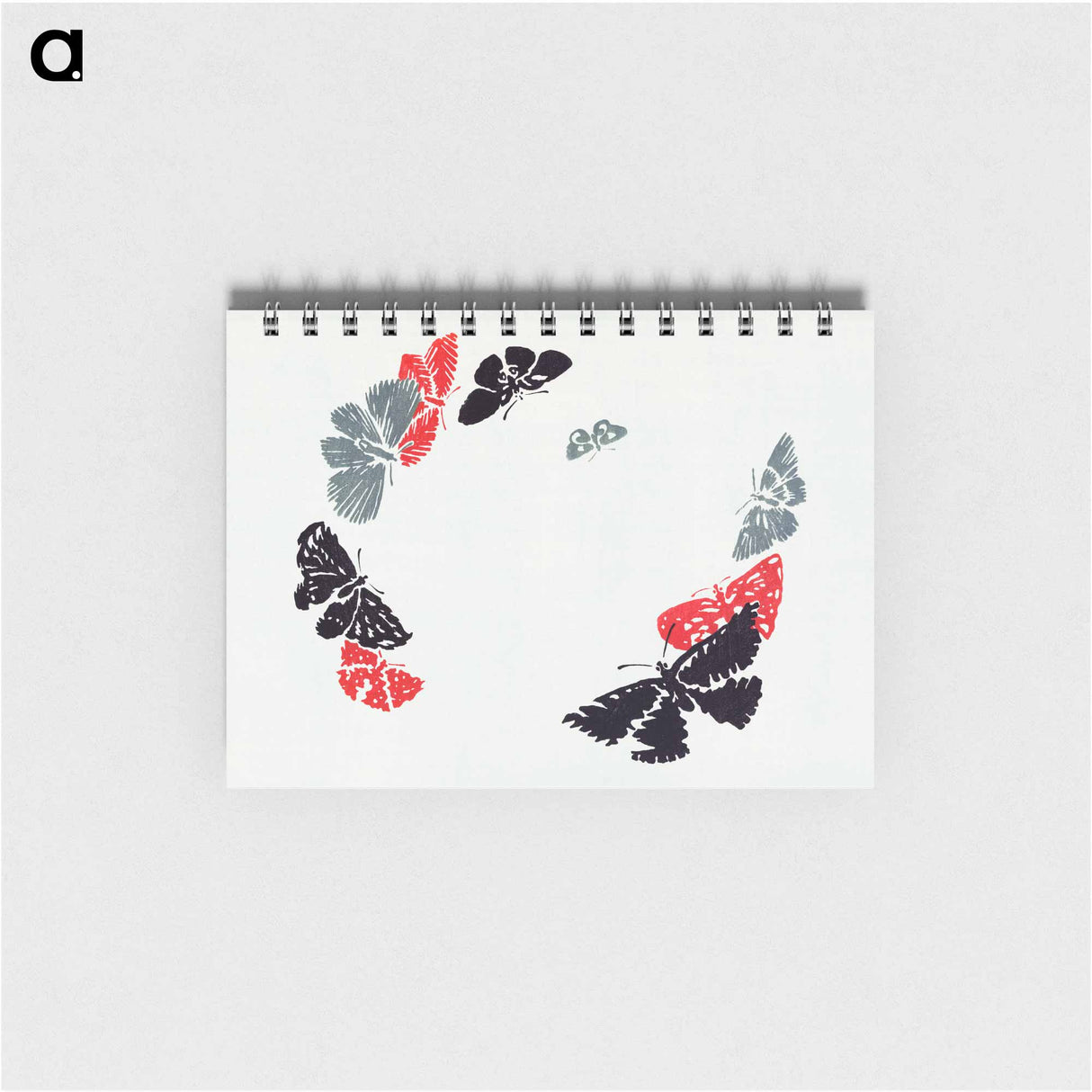 Japanese butterfly - 神坂 雪佳 Memo.