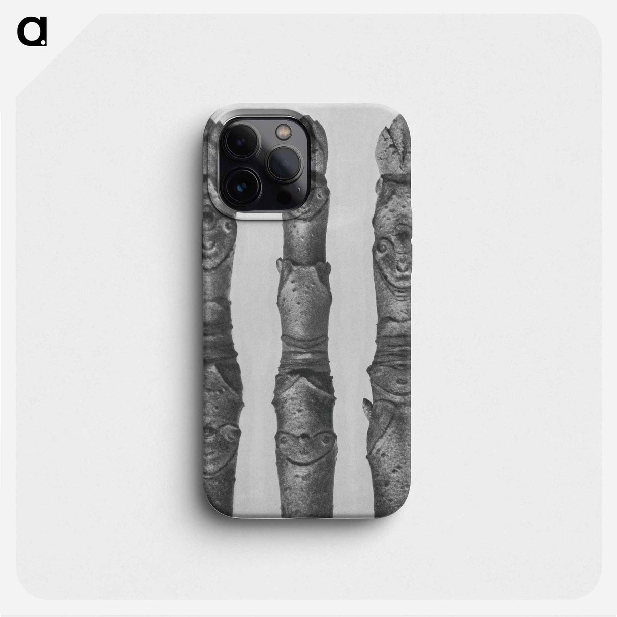 Aesculus parviflora (Horse–Chestnut) yong shoots enlarged 12 times - カール ブロスフェルト Phone Case.