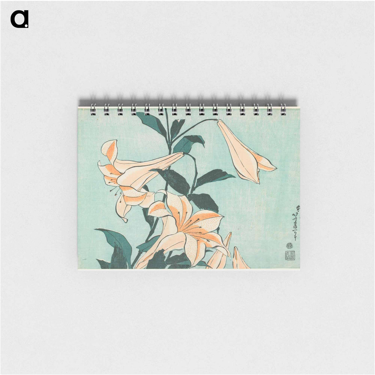 Lilies - 葛飾 北斎 Memo.